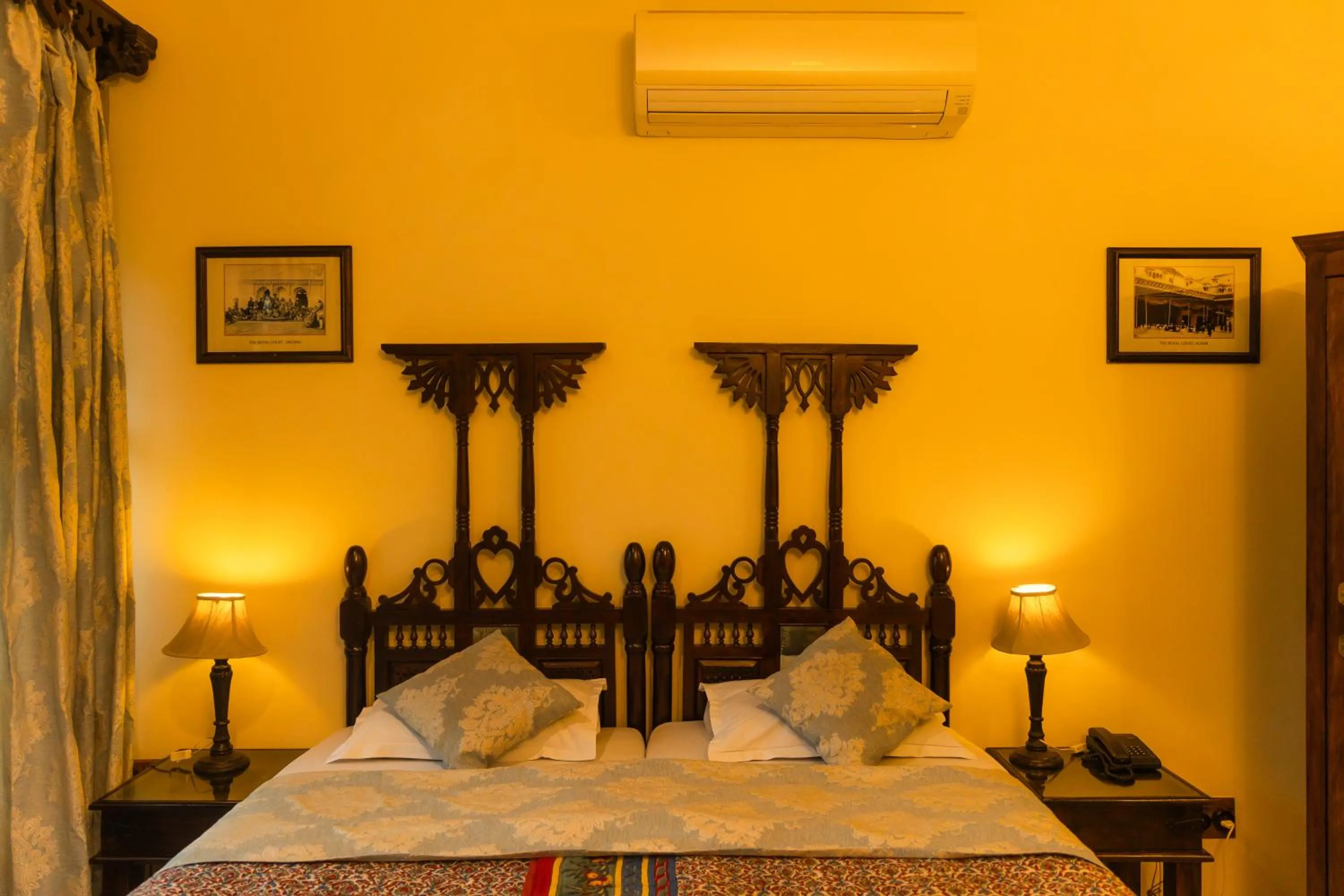 Bed in Haveli Inn Pal