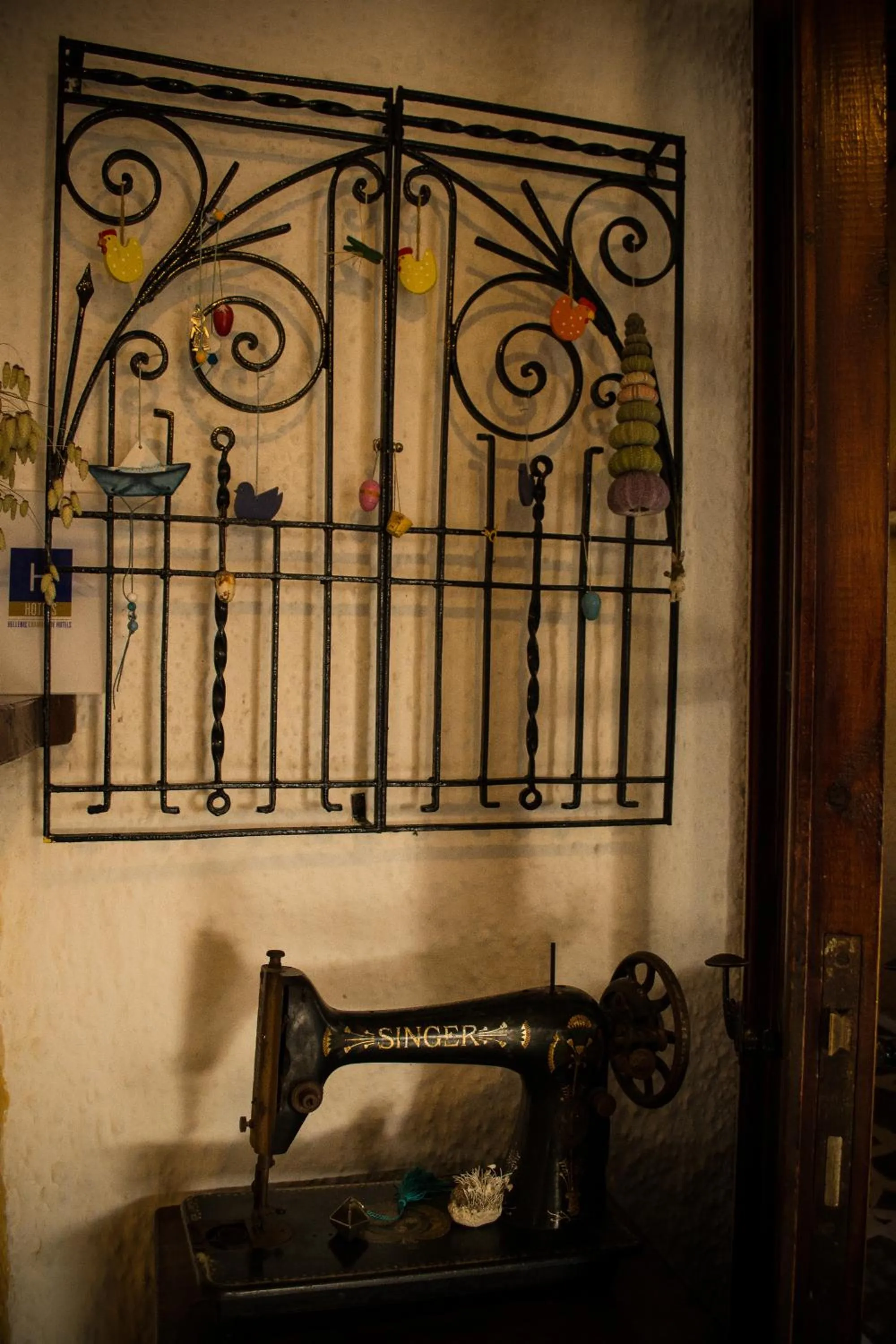 Decorative detail in Vagia Traditional, Aegina Island