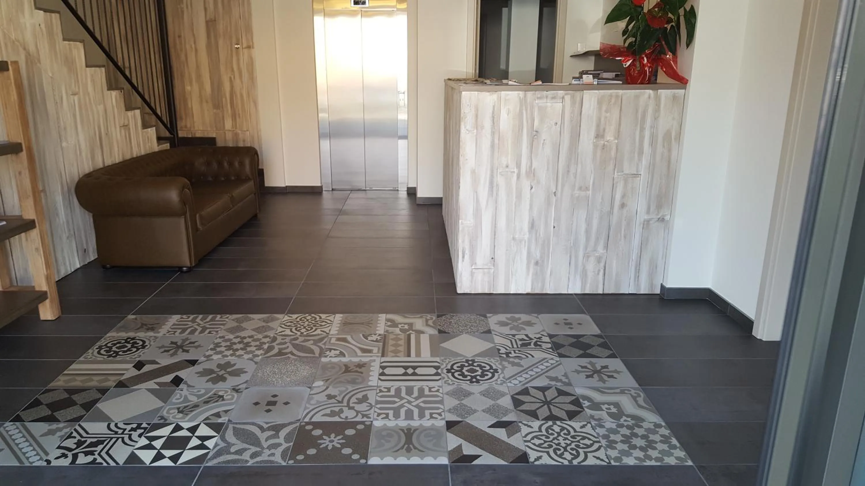 Lobby or reception in Hotel L'Escala Centre