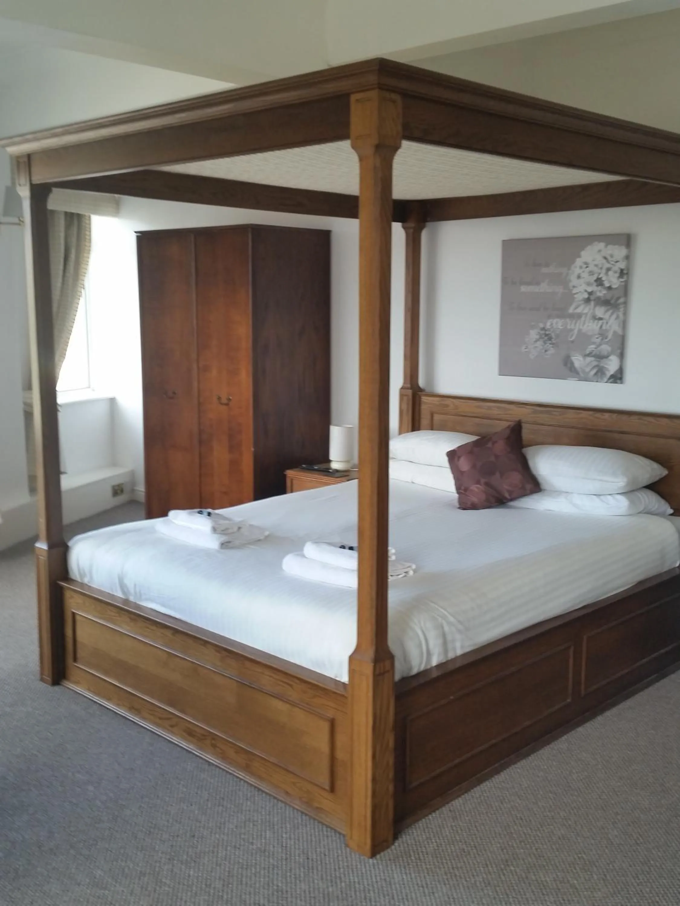 Bed in The Bridge Hotel
