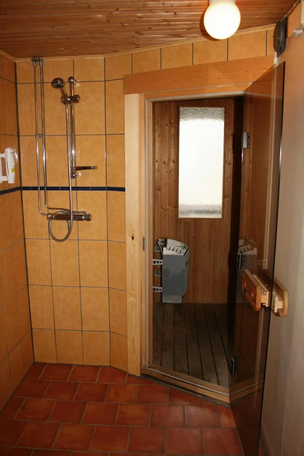 Shower in Hotel Chaplin