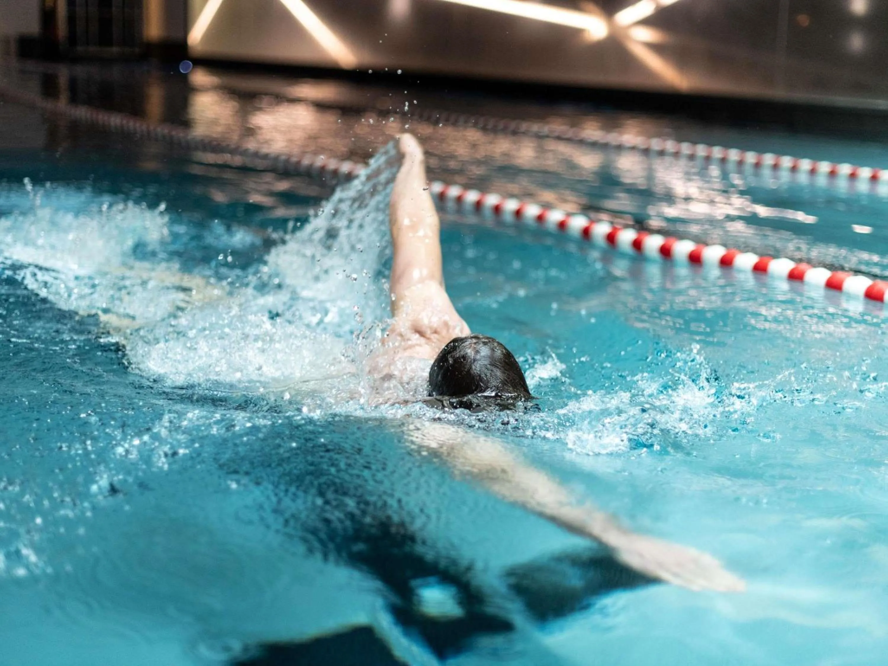 Pool view in Sofitel Frankfurt Opera