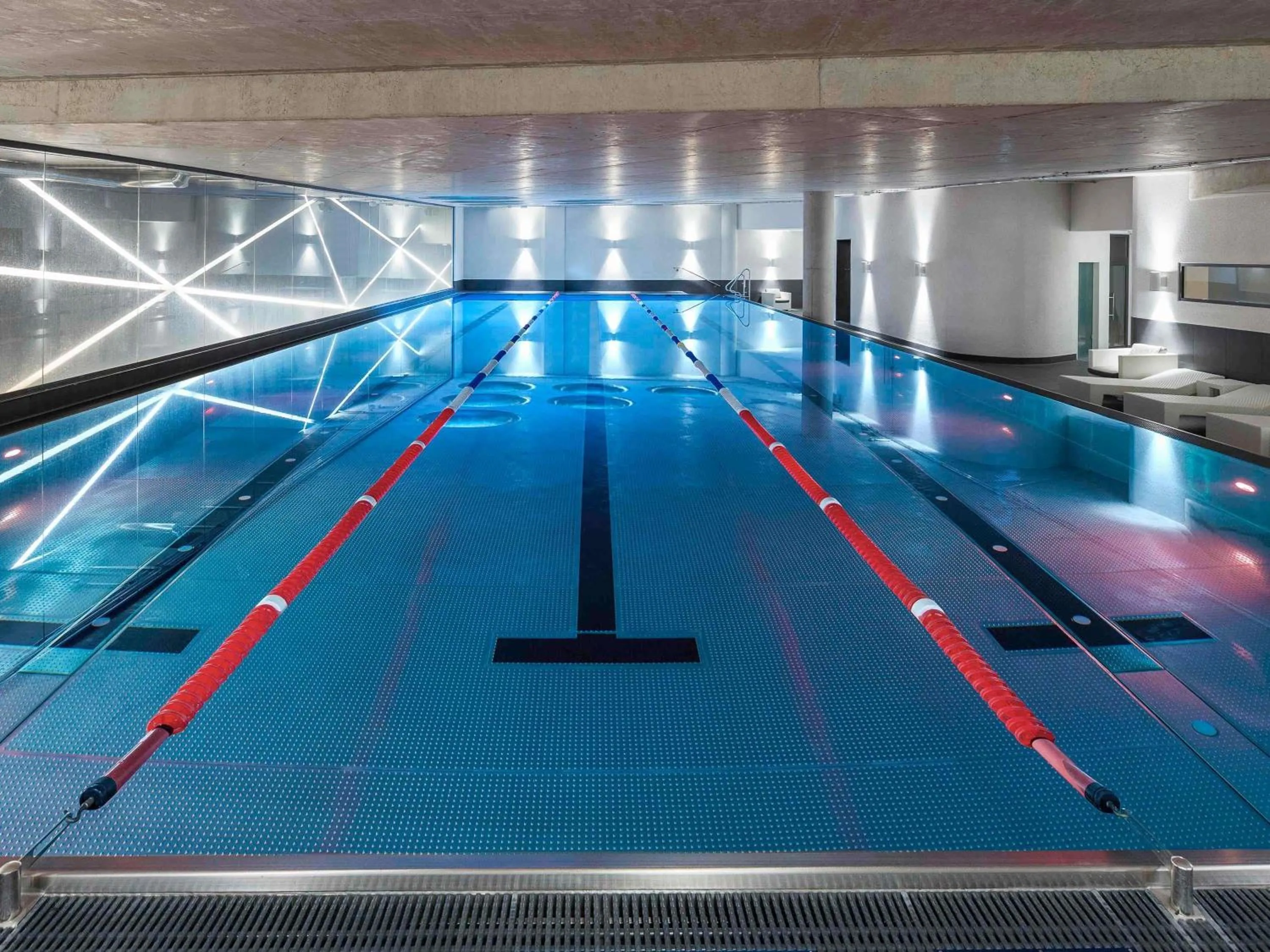 Pool view in Sofitel Frankfurt Opera