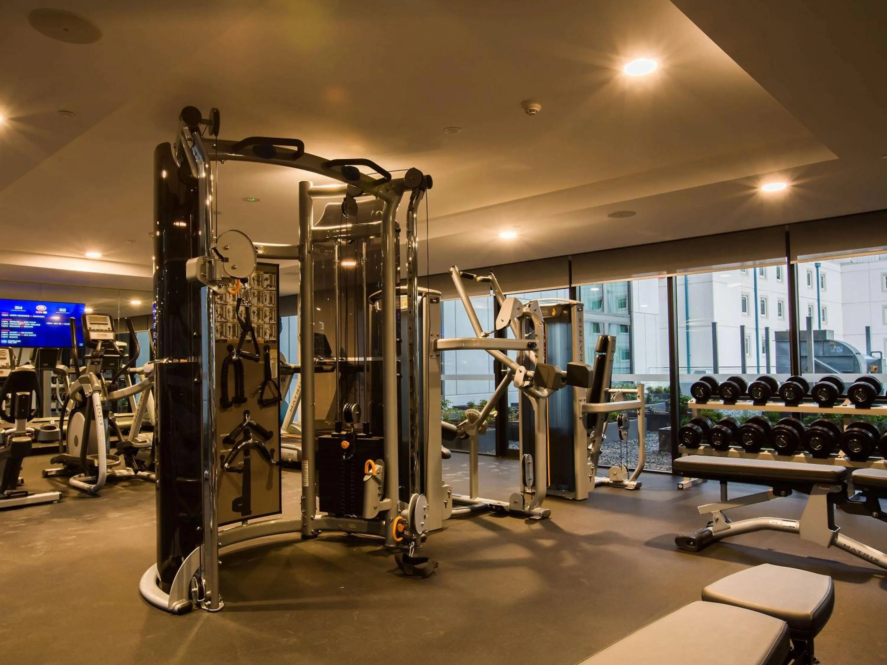 Fitness centre/facilities in Pullman Sydney Airport