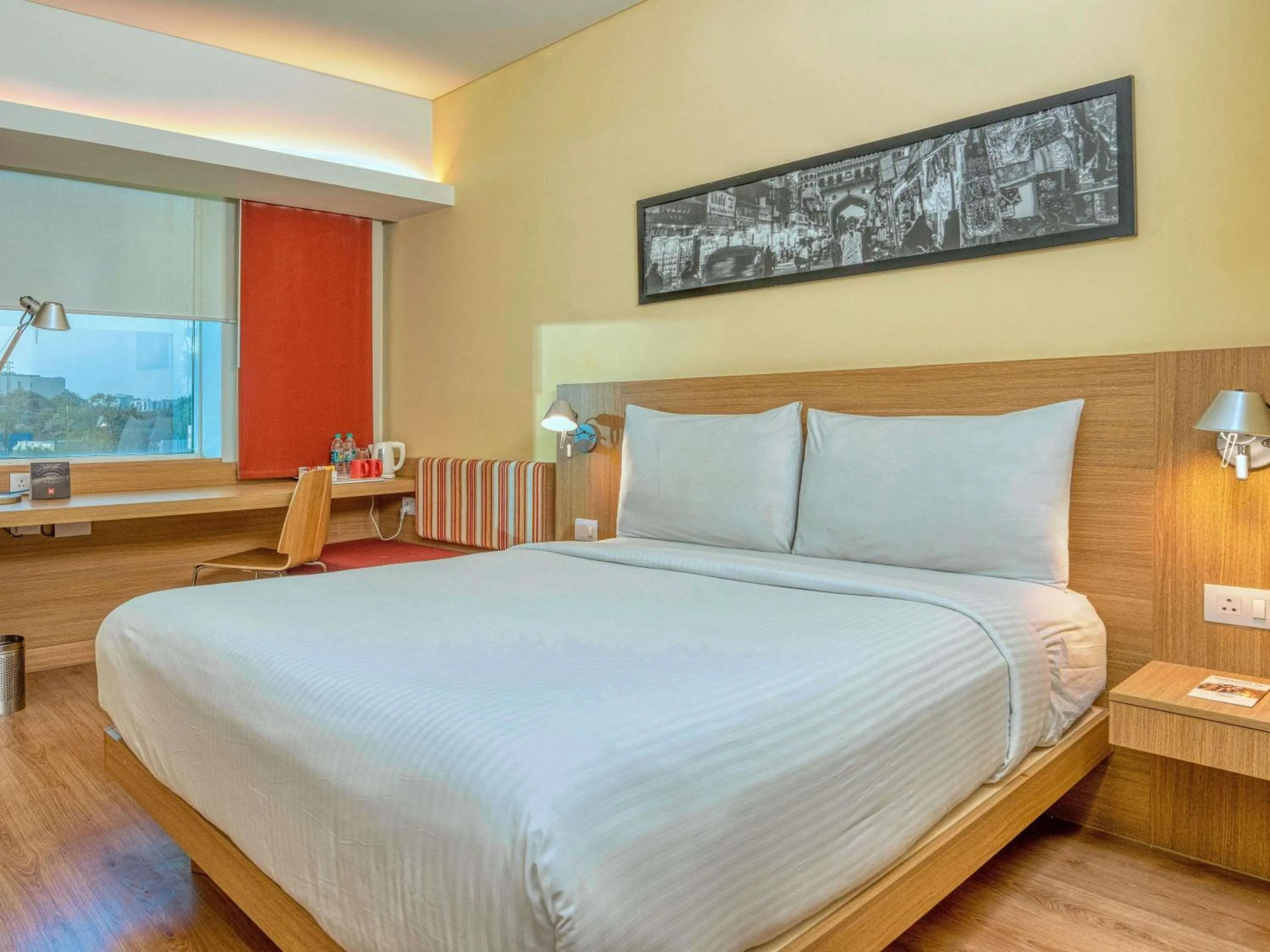 Bedroom, Bed in ibis Hyderabad Hitec City - An Accor Brand