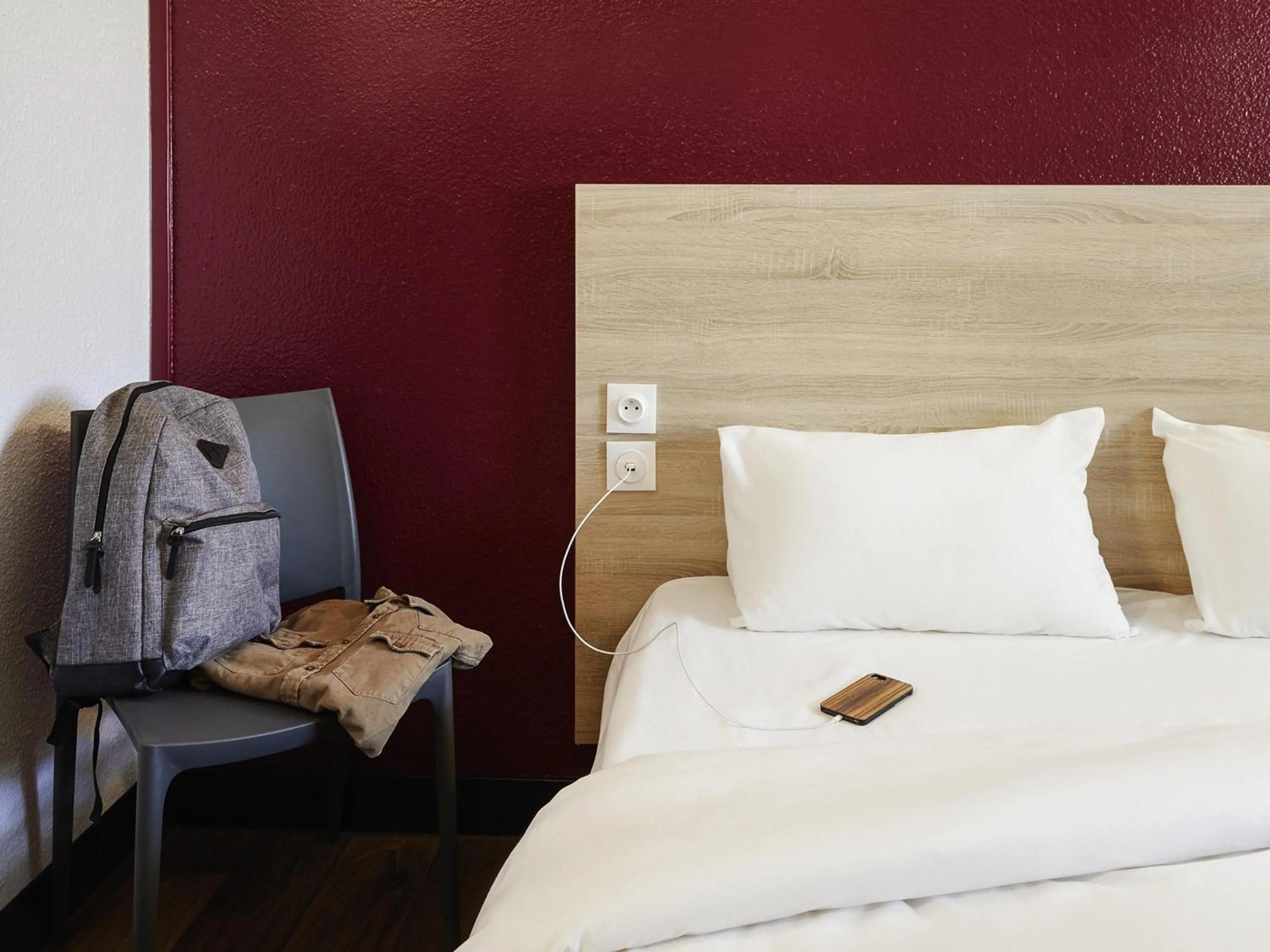 Bedroom, Bed in hotelF1 Mulhouse Centre Ouest