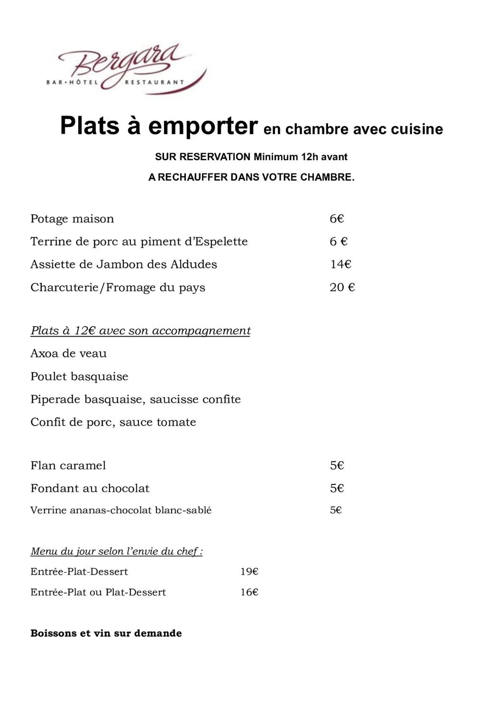 Hôtel Résidence Bergara