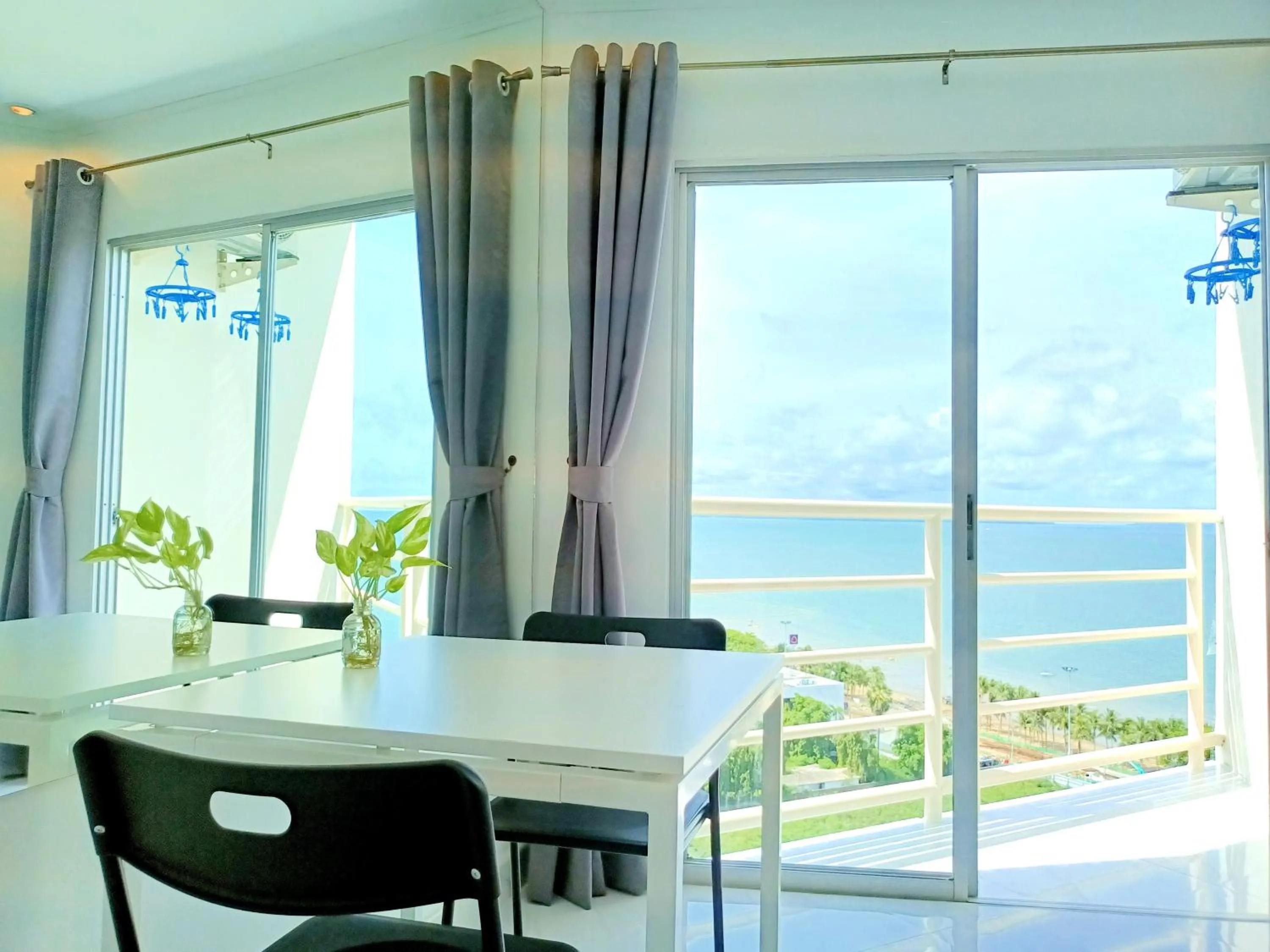 View (from property/room) in Sea View Beachfront Condos Pattaya Jomtien Beach