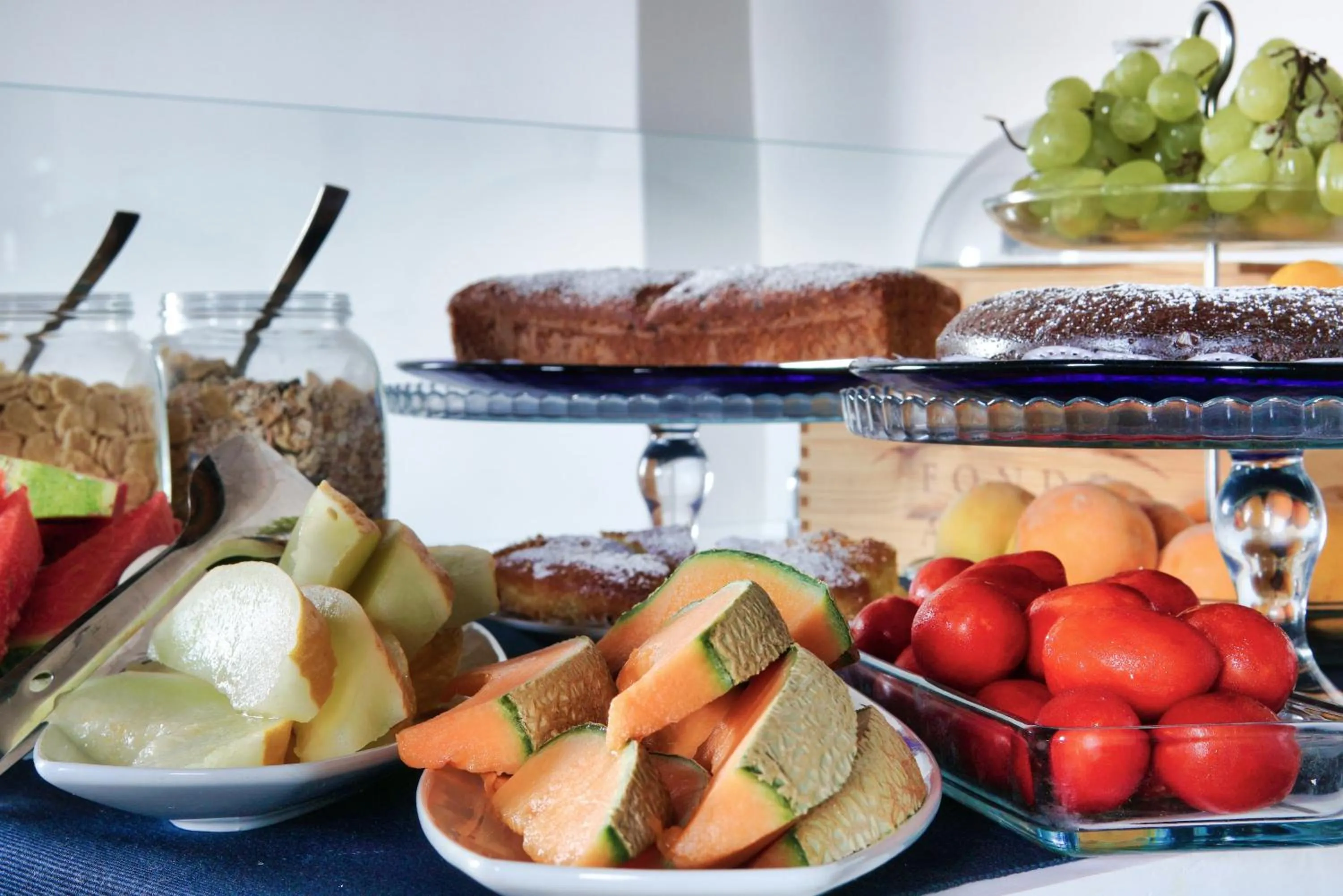 Food close-up in Cefalu in Blu