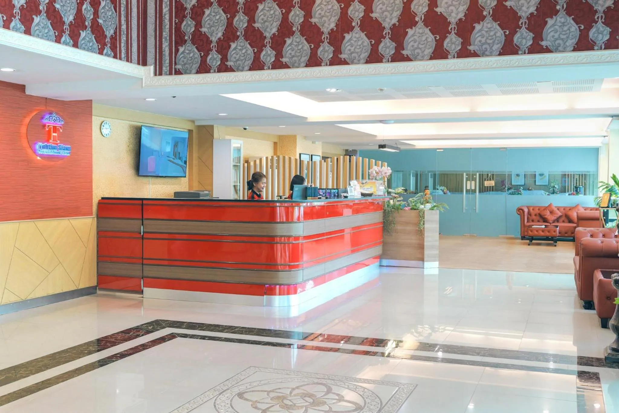 Lobby or reception in Tubtim Siam Suvarnabhumi Hotel