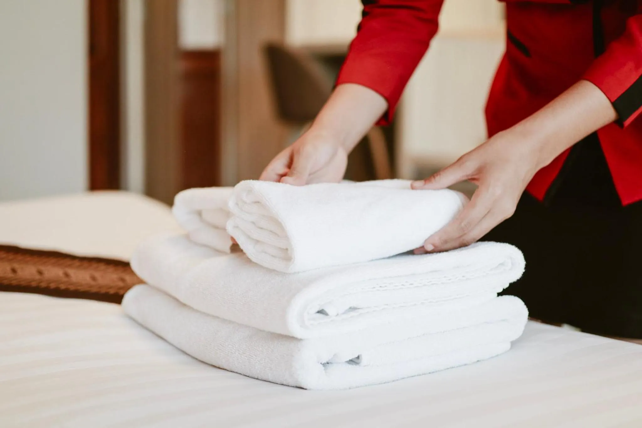 towels in Tubtim Siam Suvarnabhumi Hotel