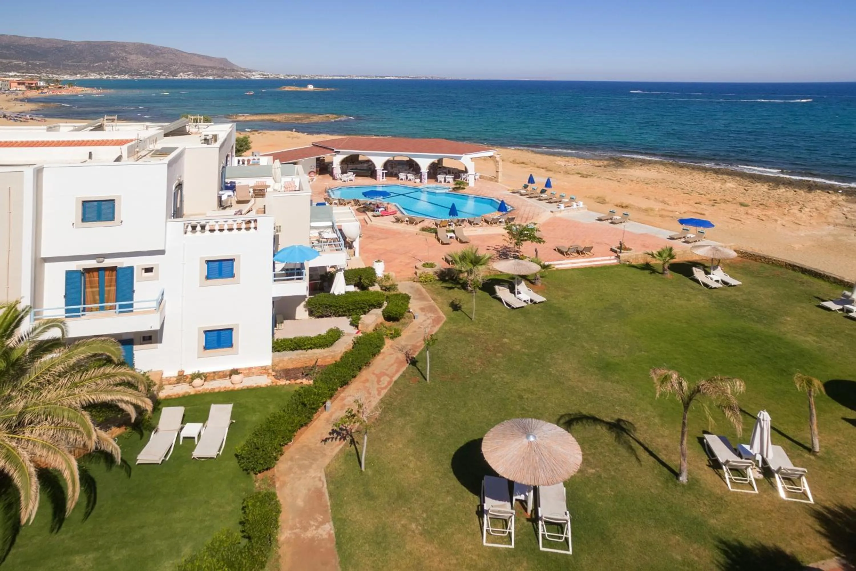 Bird's eye view in Pyrgos Beach Hotel Apartments