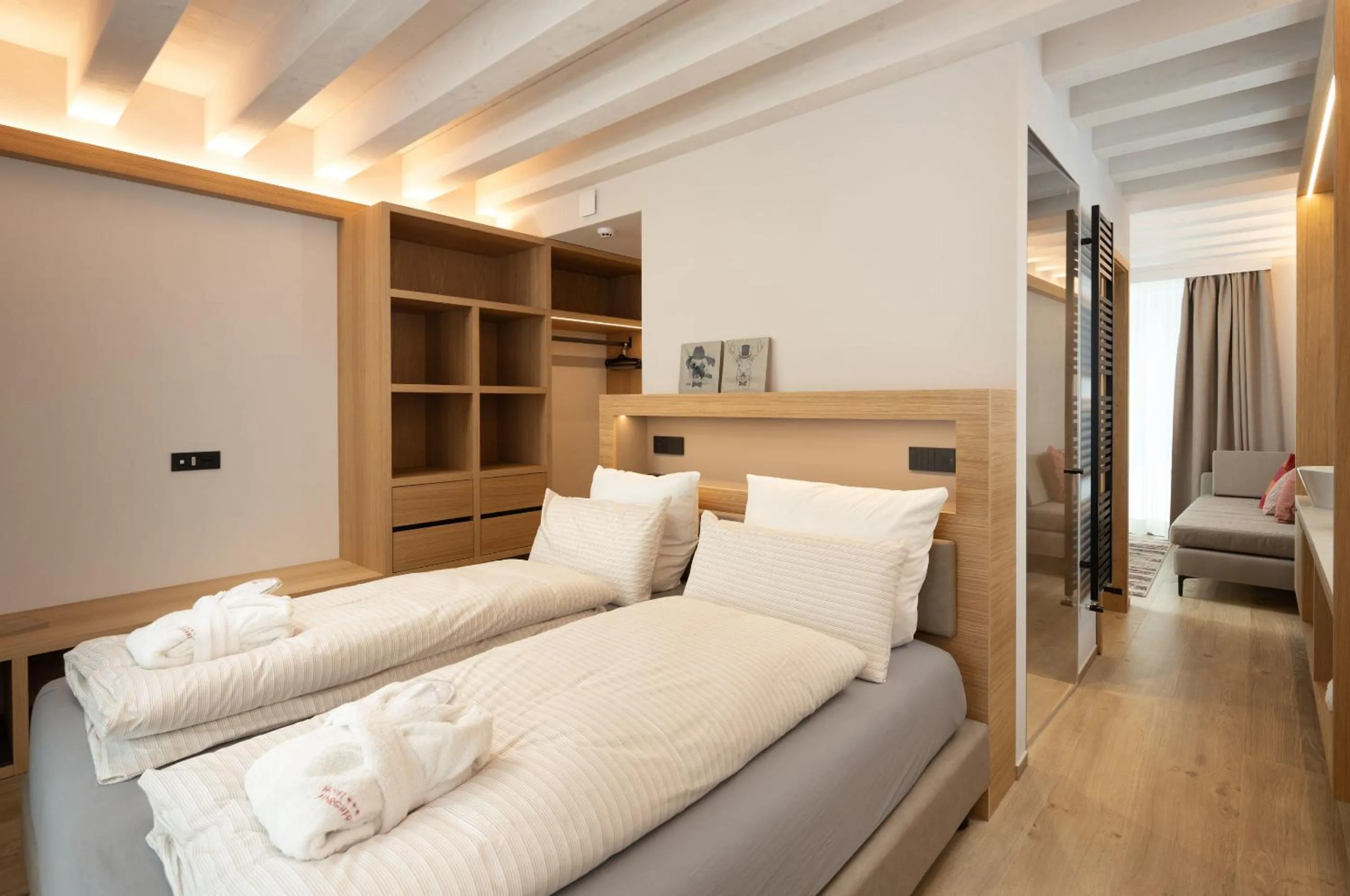 Bed in Hotel Margherita