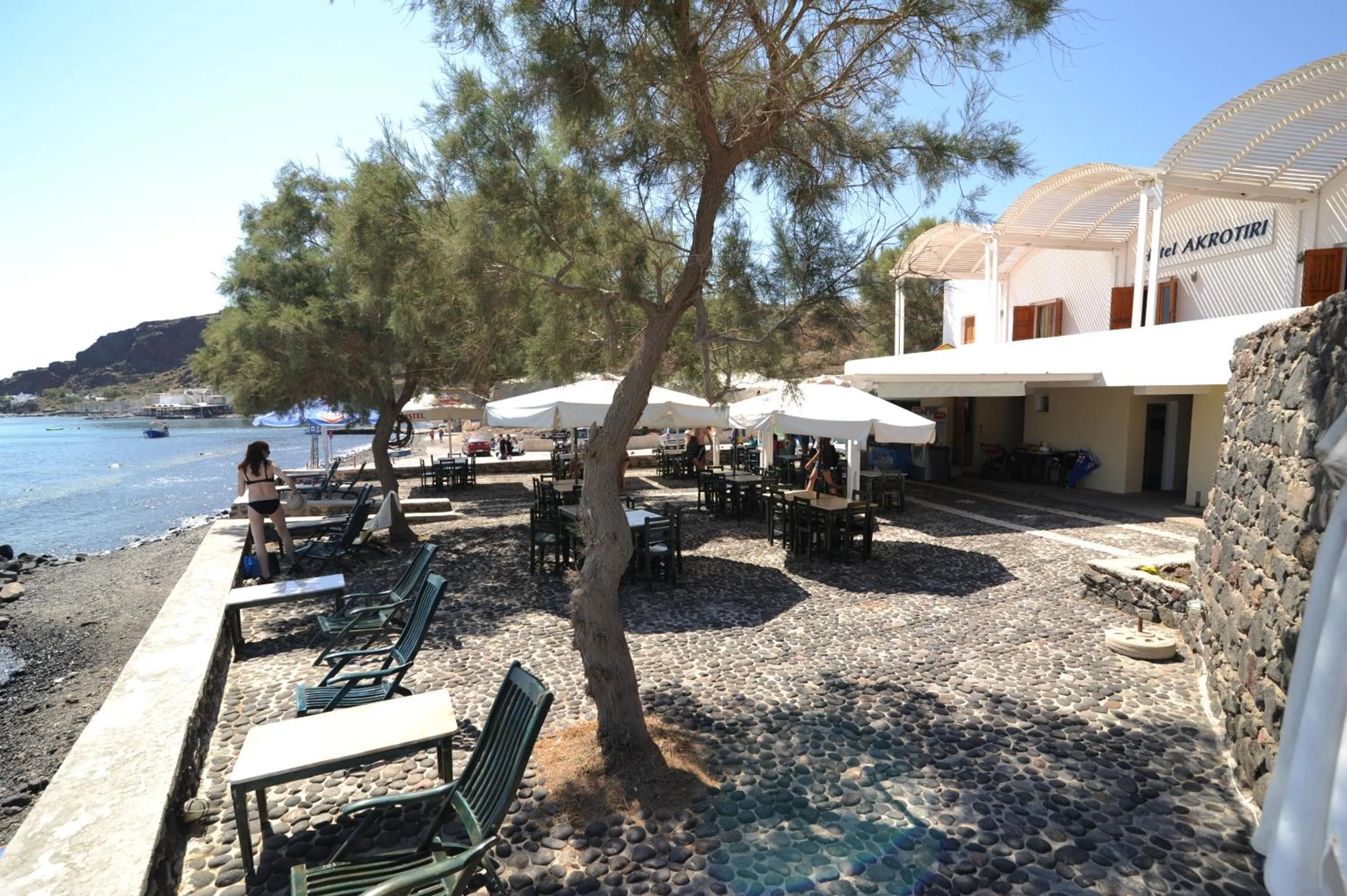 Patio in Akrotiri Hotel