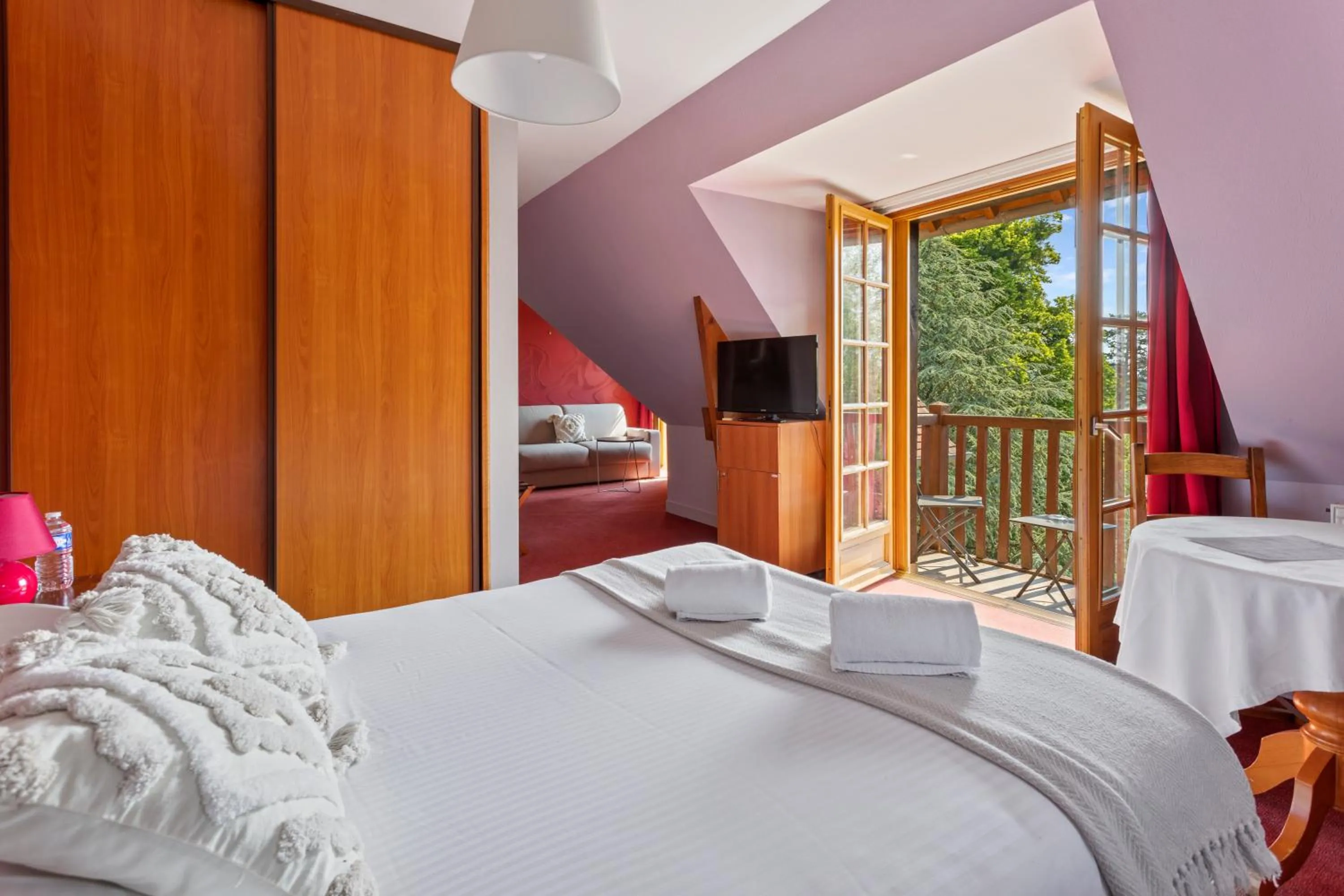 Bed in Hôtel Le Romantica