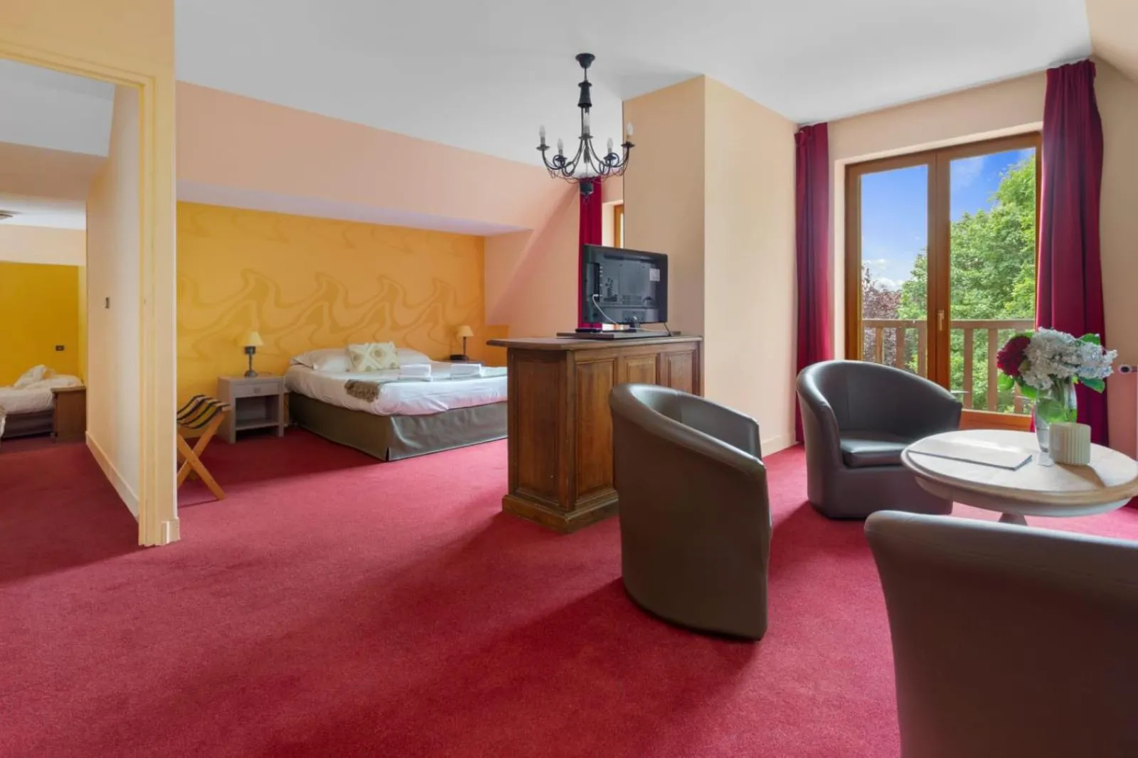 Duplex Quadruple Room in Hôtel Le Romantica