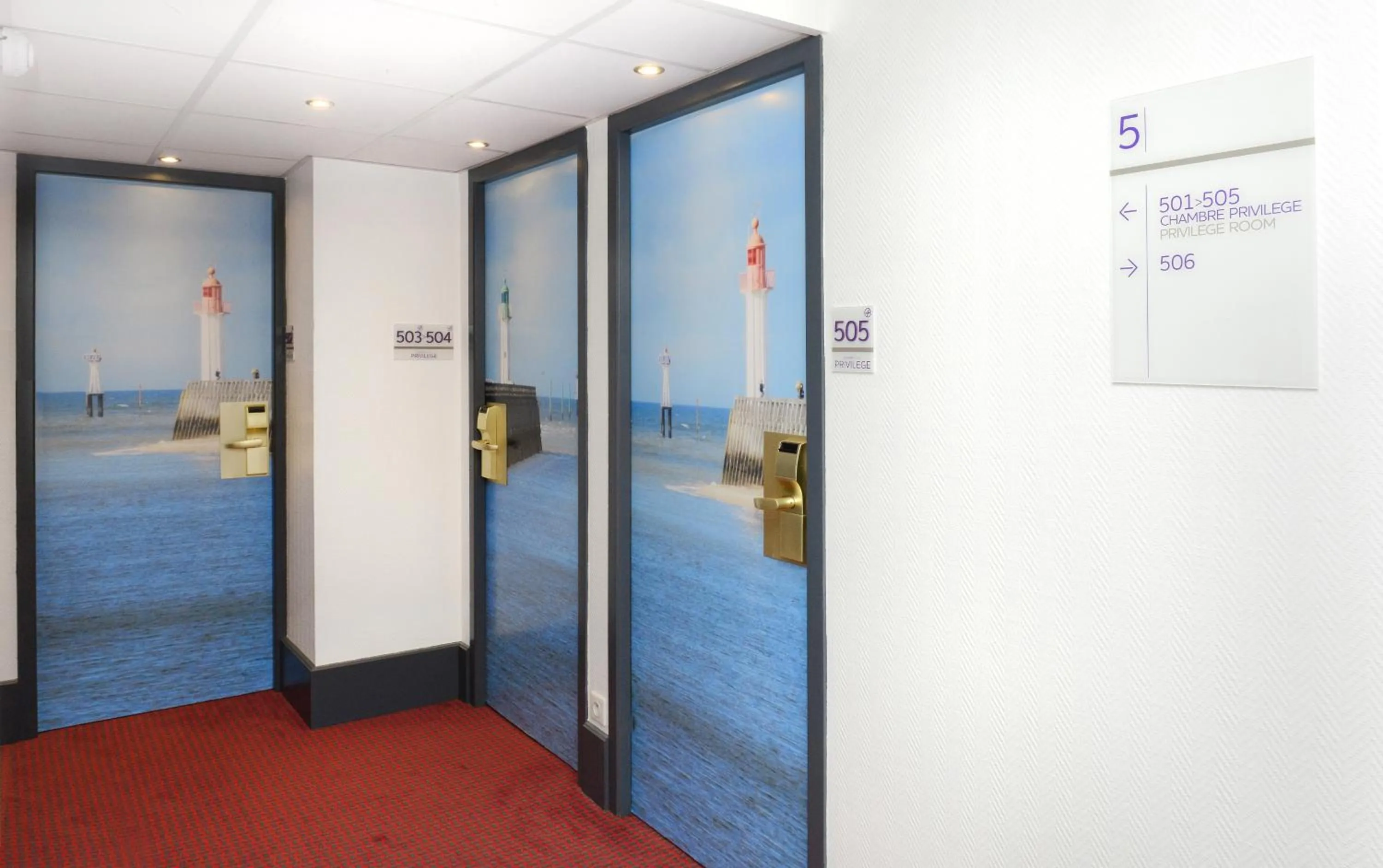 Decorative detail in Mercure Trouville Sur Mer