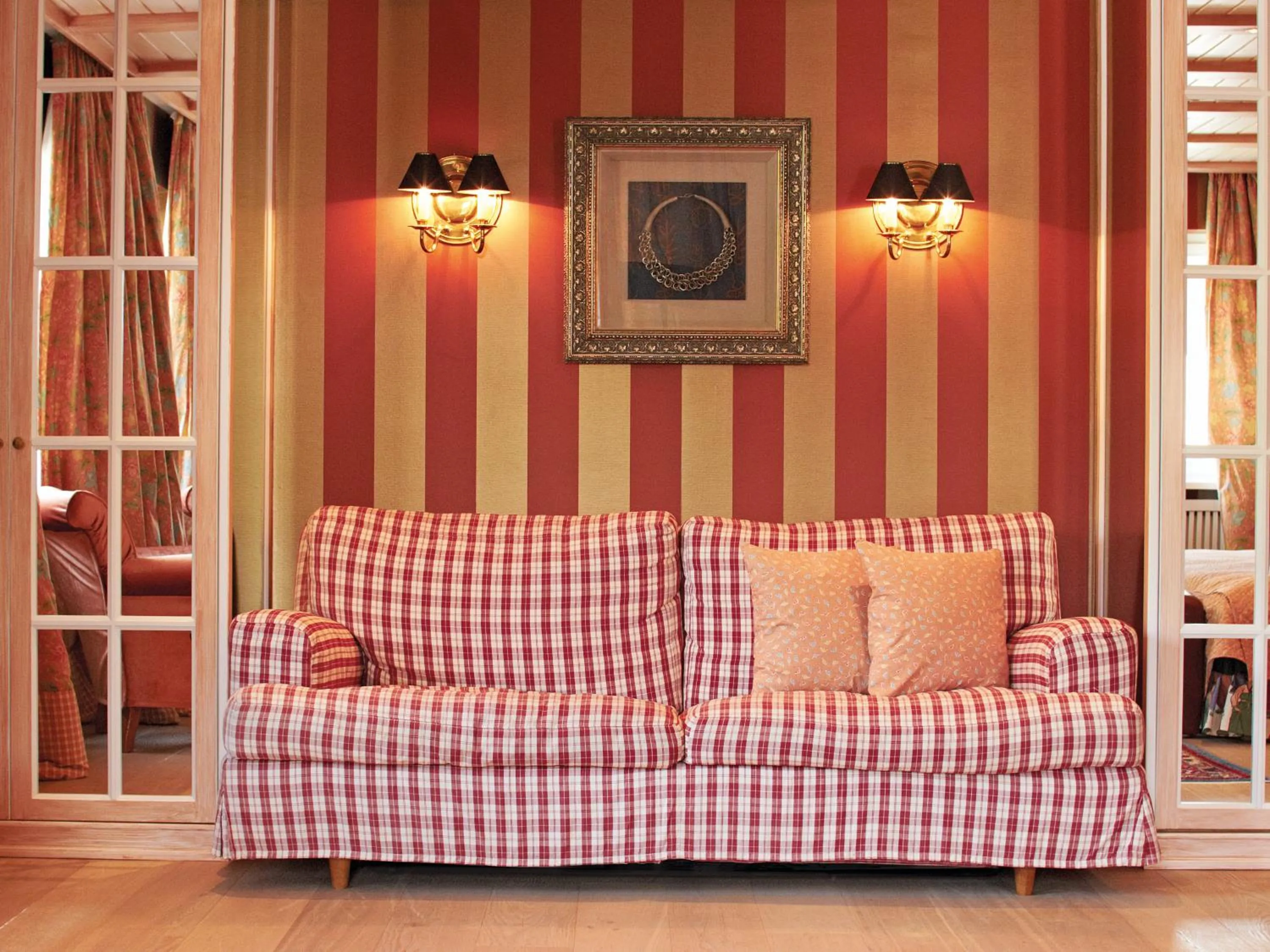 Seating area in Hotel Edelweiss