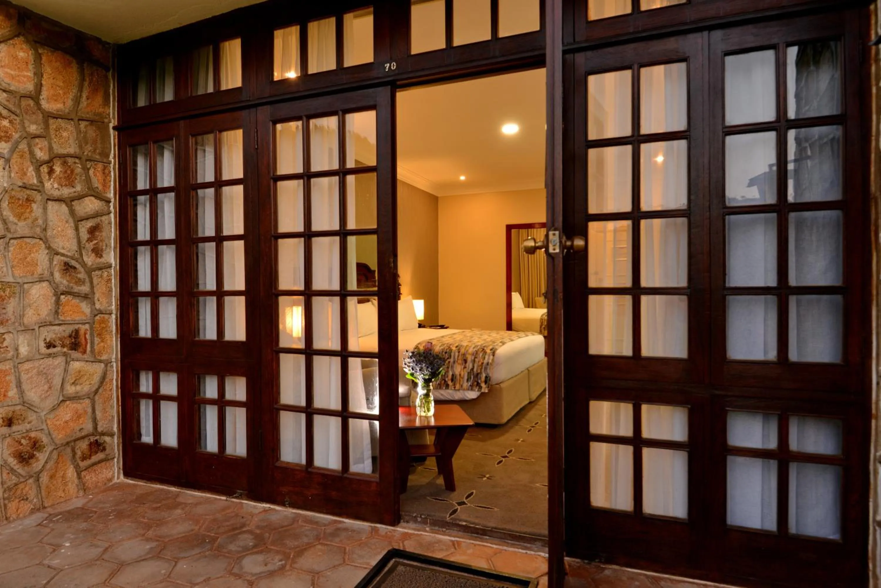 View (from property/room), Bed in Troutbeck Resort