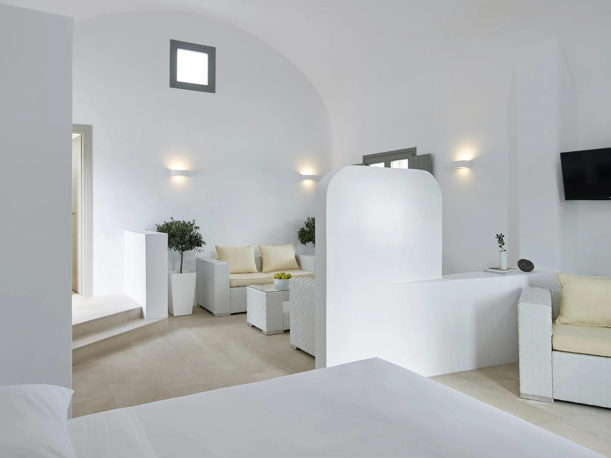 Bedroom, Bed in Aurora Santorini