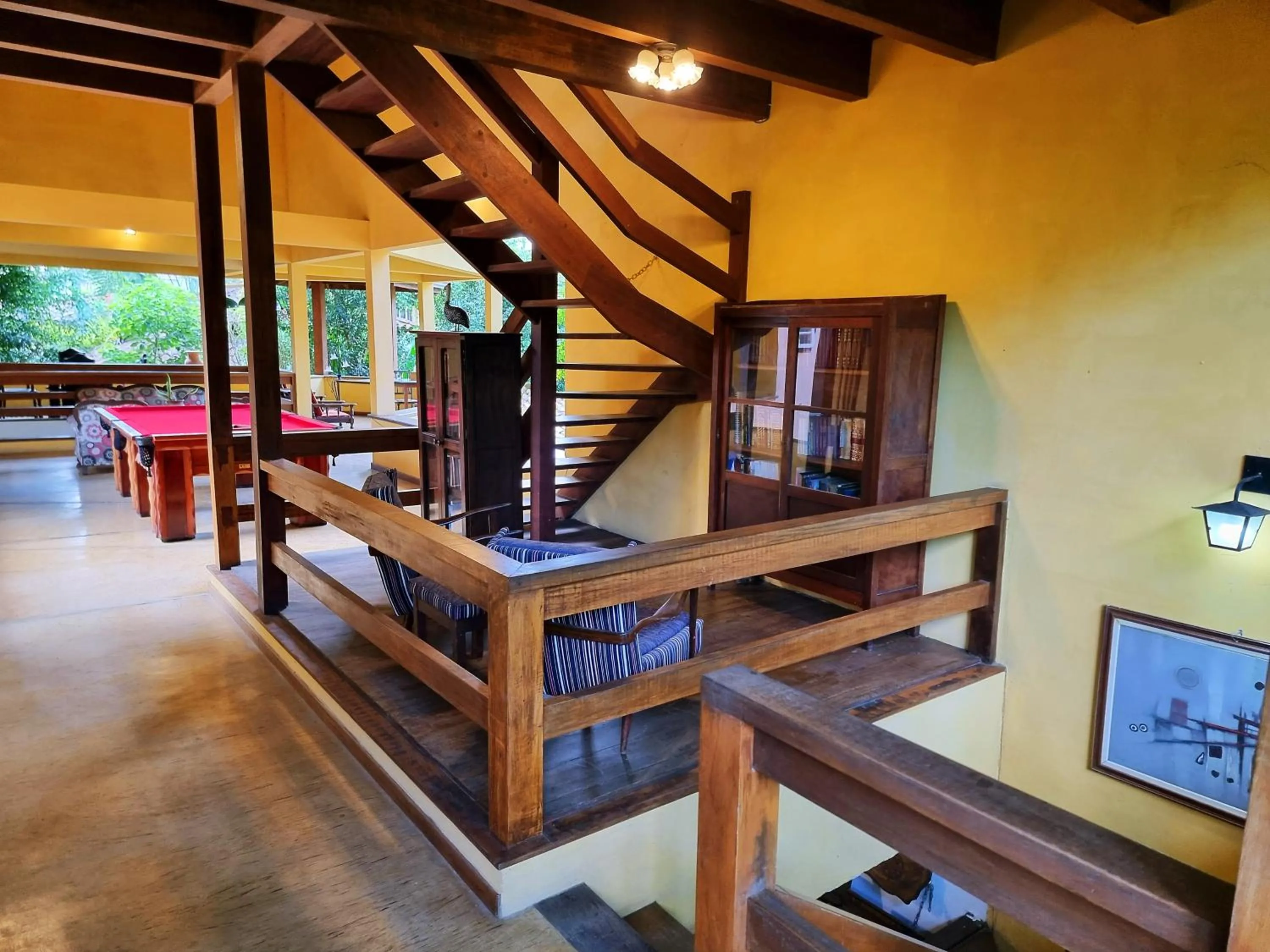 Library in Pousada Rumo dos Ventos