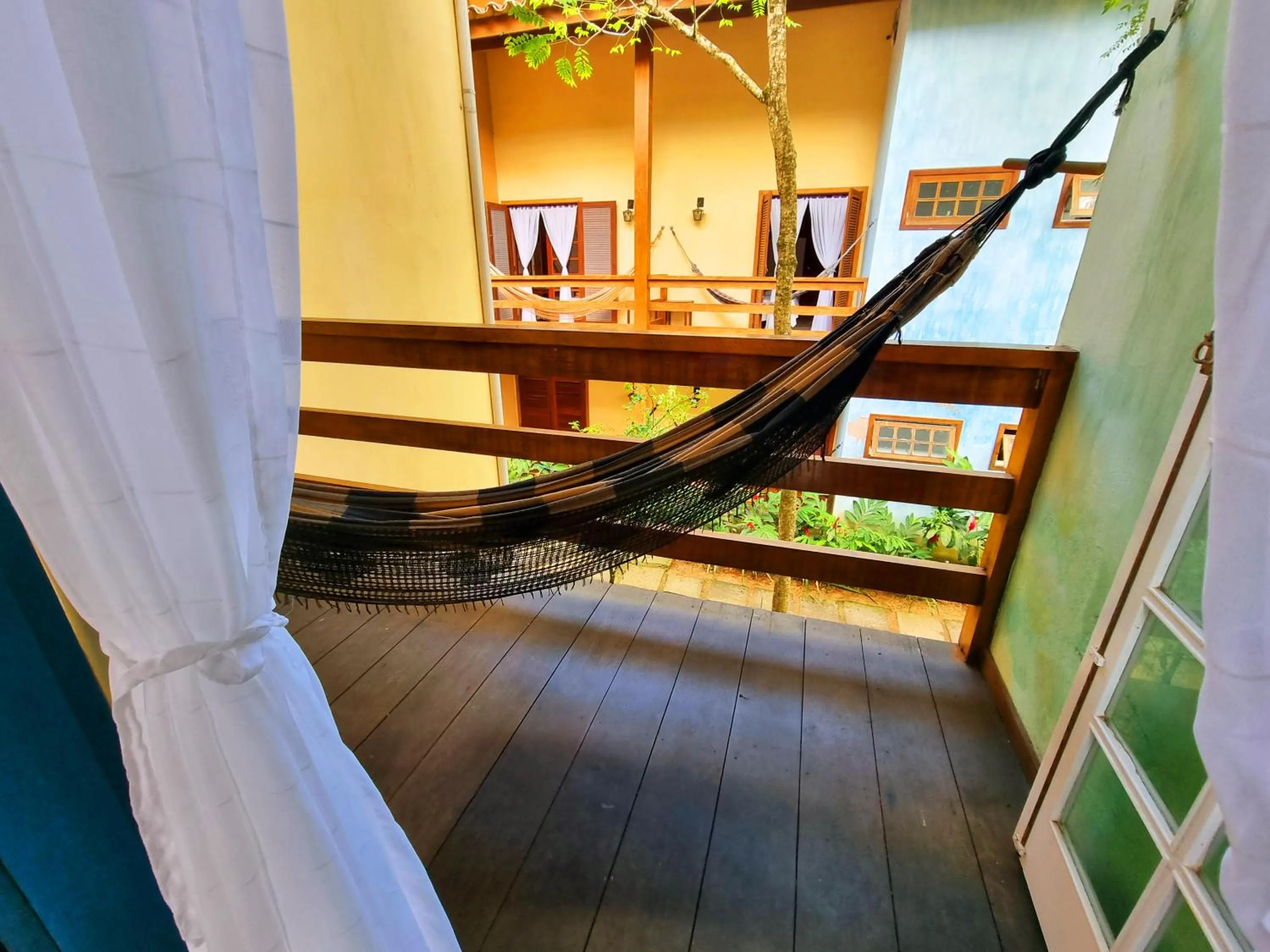 Balcony/Terrace in Pousada Rumo dos Ventos