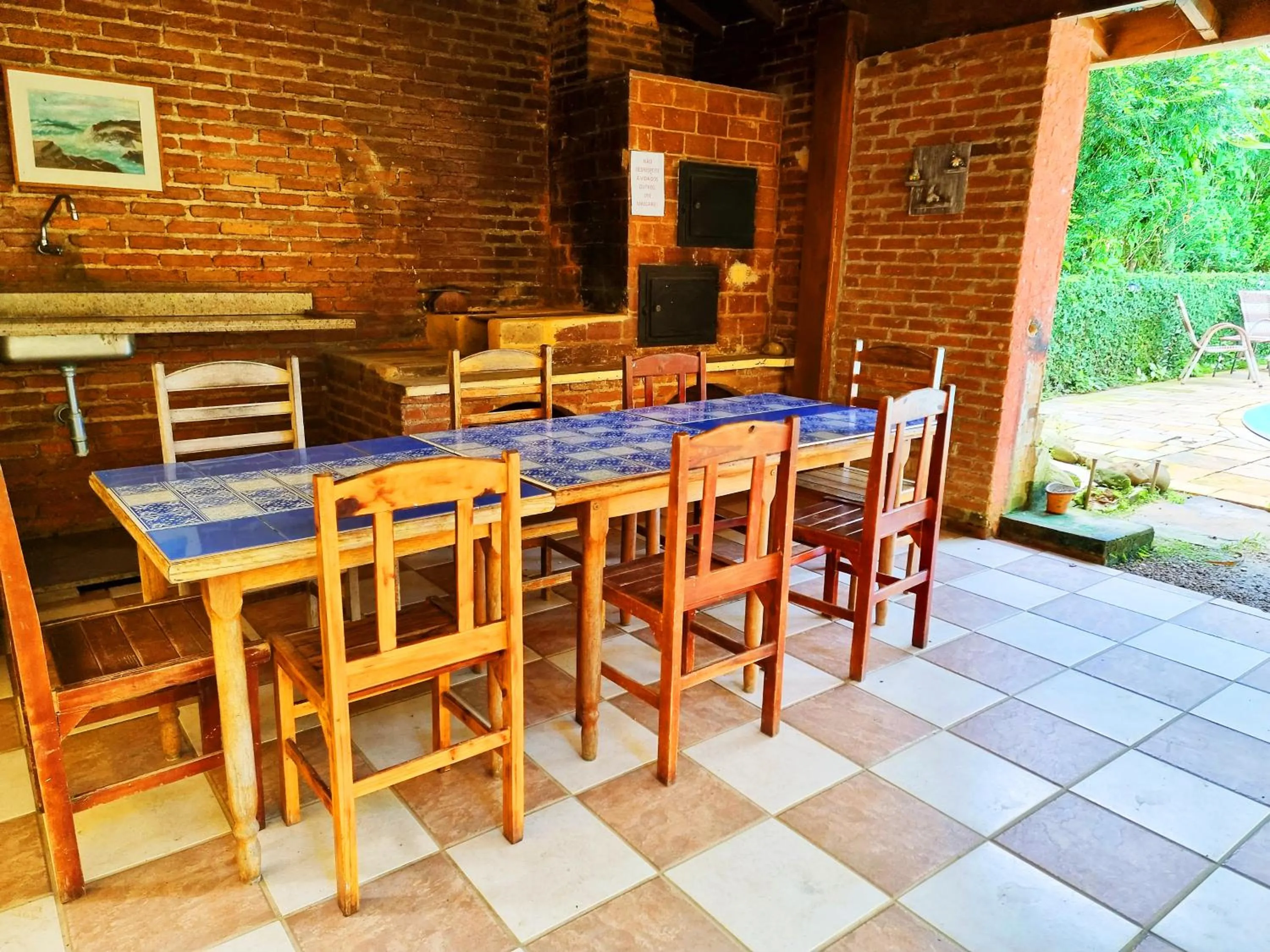 Dining area in Pousada Rumo dos Ventos