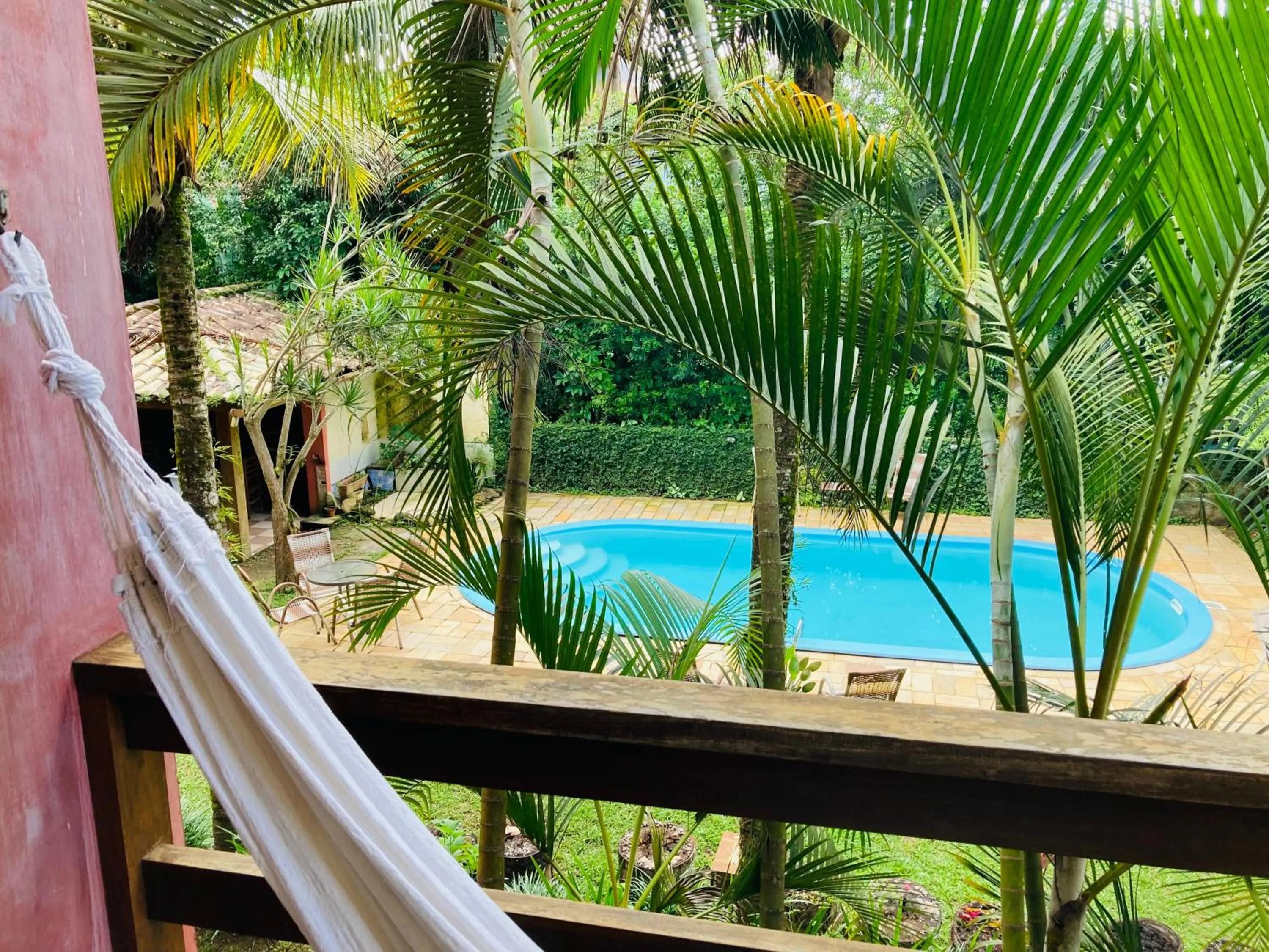 Balcony/Terrace in Pousada Rumo dos Ventos