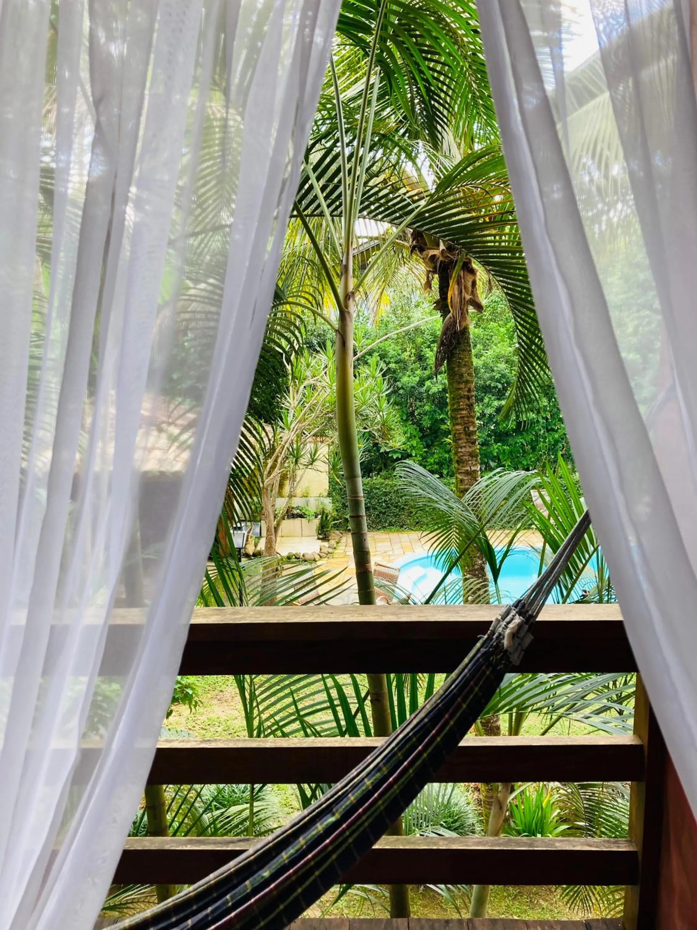 Balcony/Terrace in Pousada Rumo dos Ventos