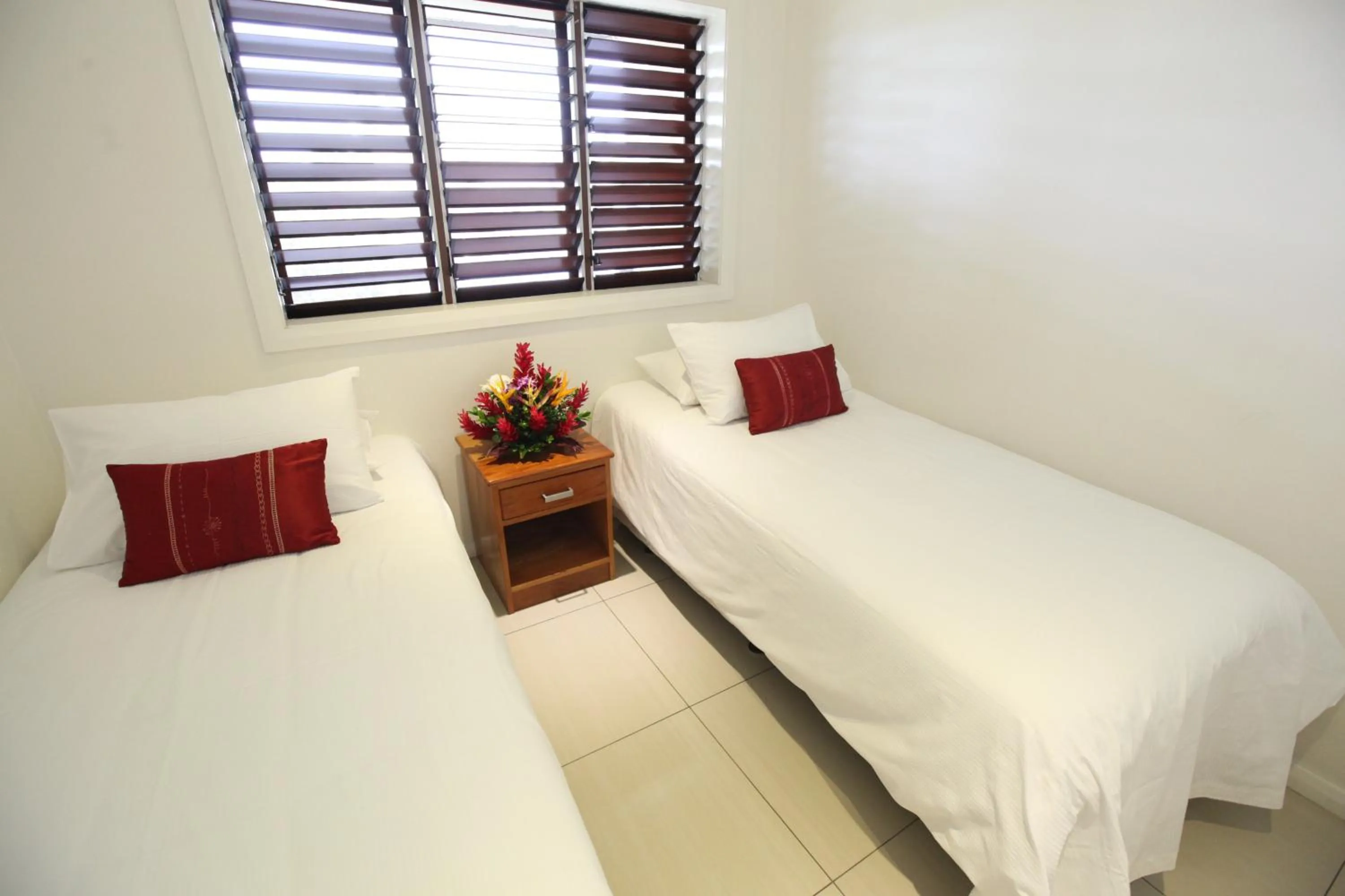 Bedroom, Bed in Premiere Apartments