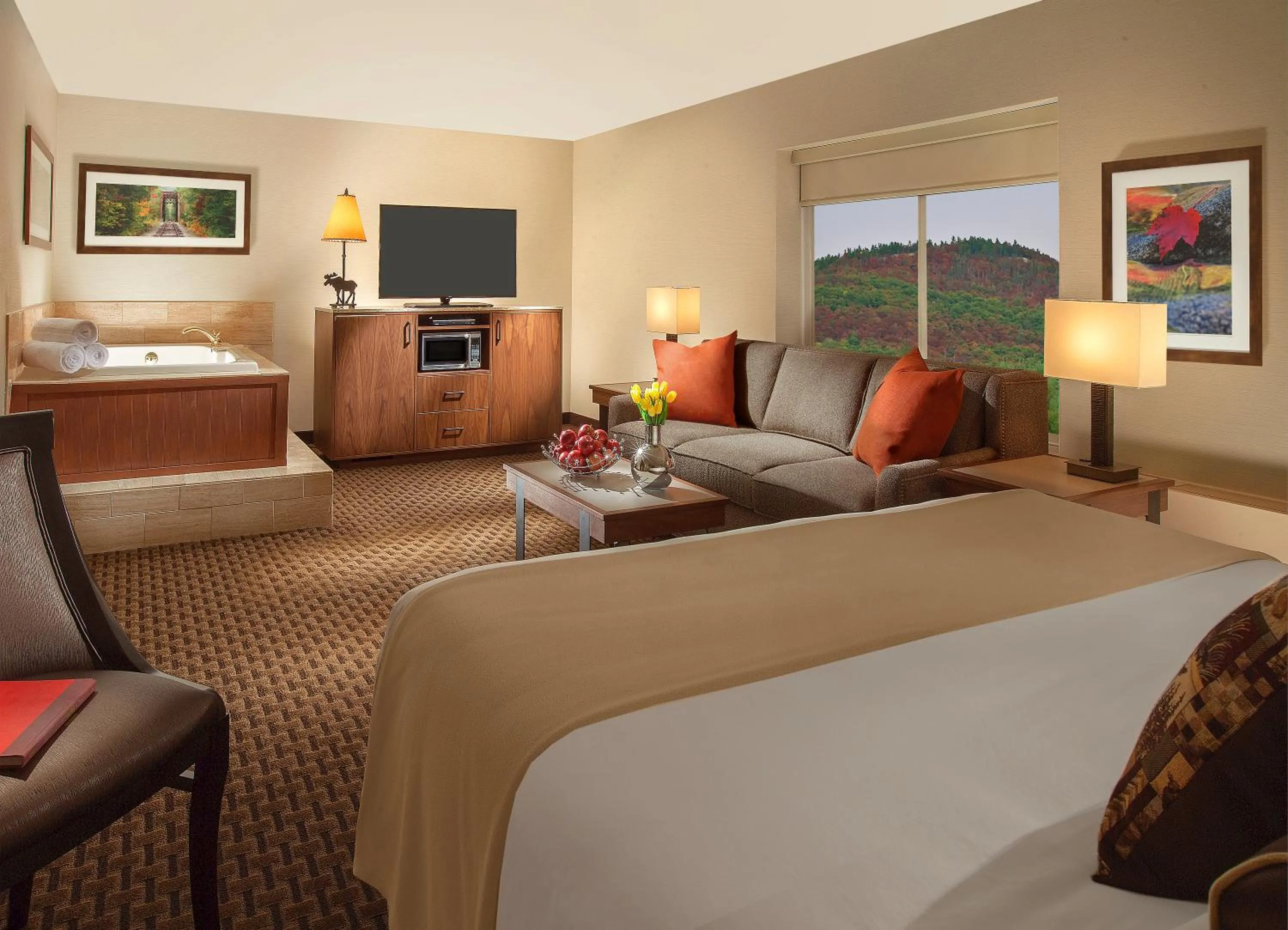 Bed in North Conway Grand Hotel