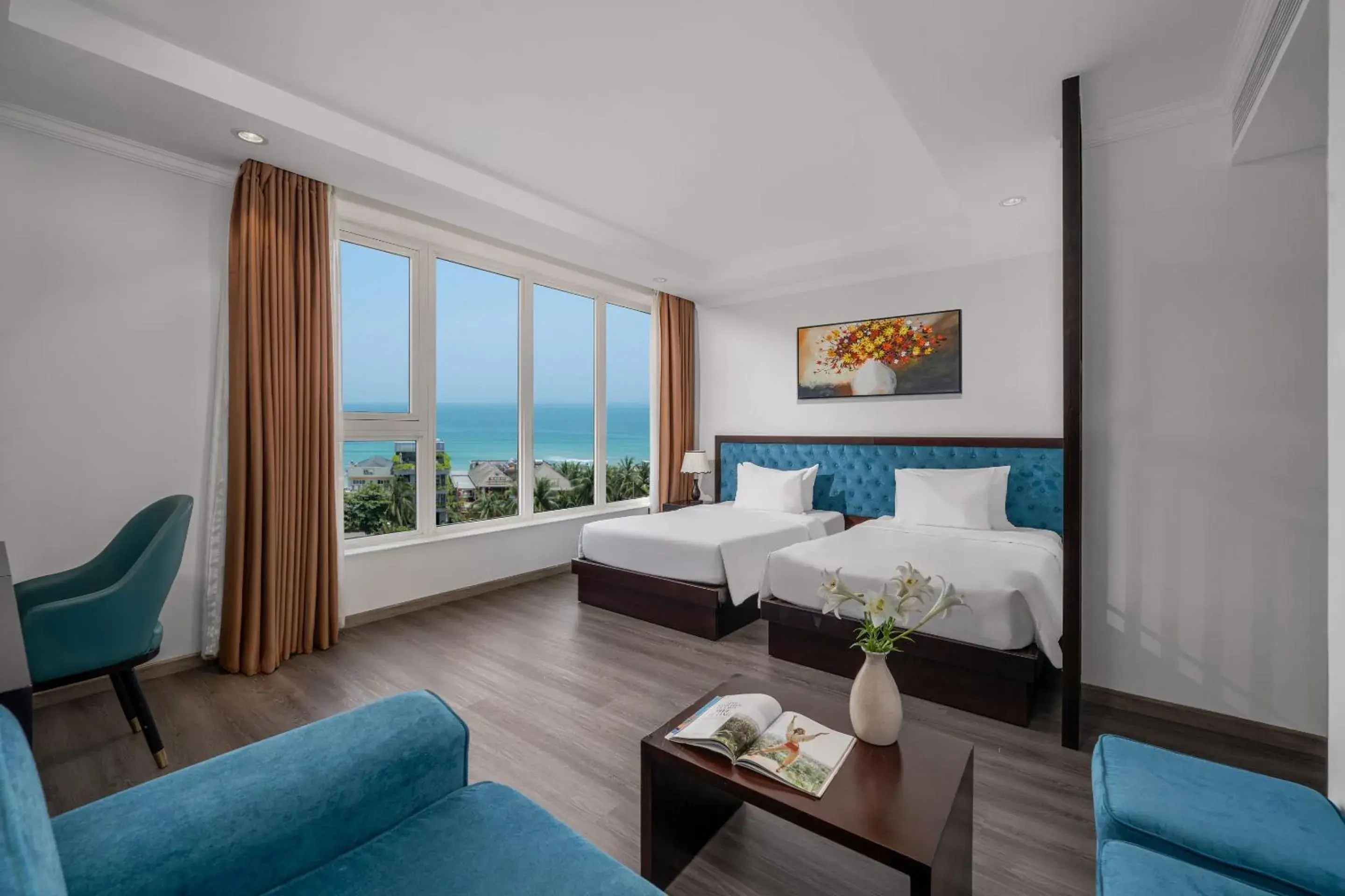 Studio King or Twin Ocean View - Afternoon Tea Included in BlueSun Danang Beach Hotel Studio King or Twin Ocean View - Afternoon Tea Included in BlueSun Danang Beach Hotel