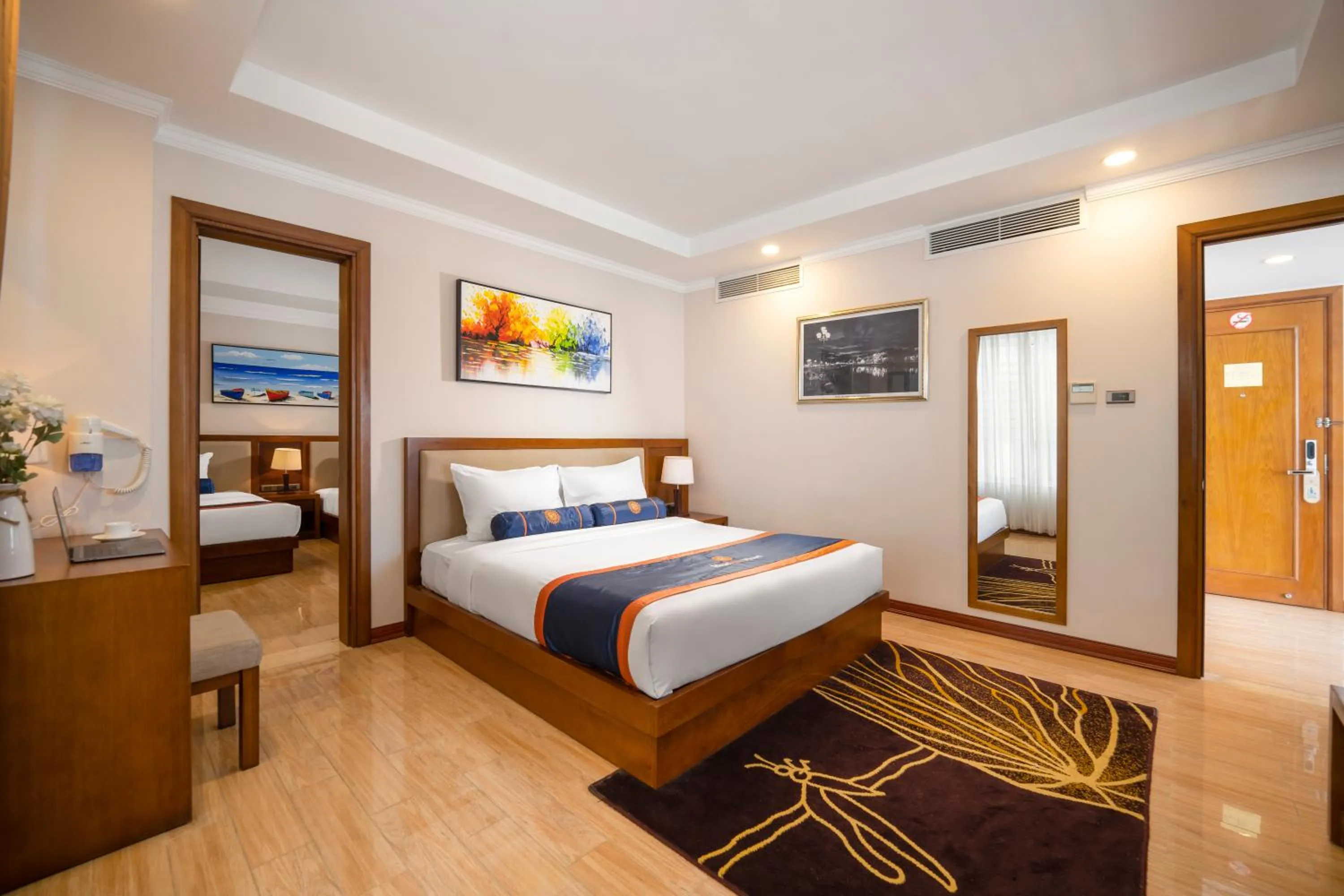 Executive Connecting Room Ocean View with Balcony - Afternoon Tea Included in BlueSun Danang Beach Hotel