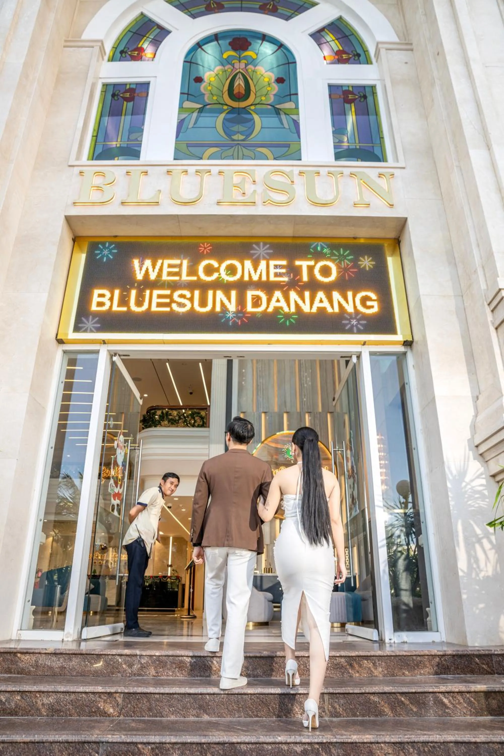 Facade/entrance in BlueSun Danang Beach Hotel