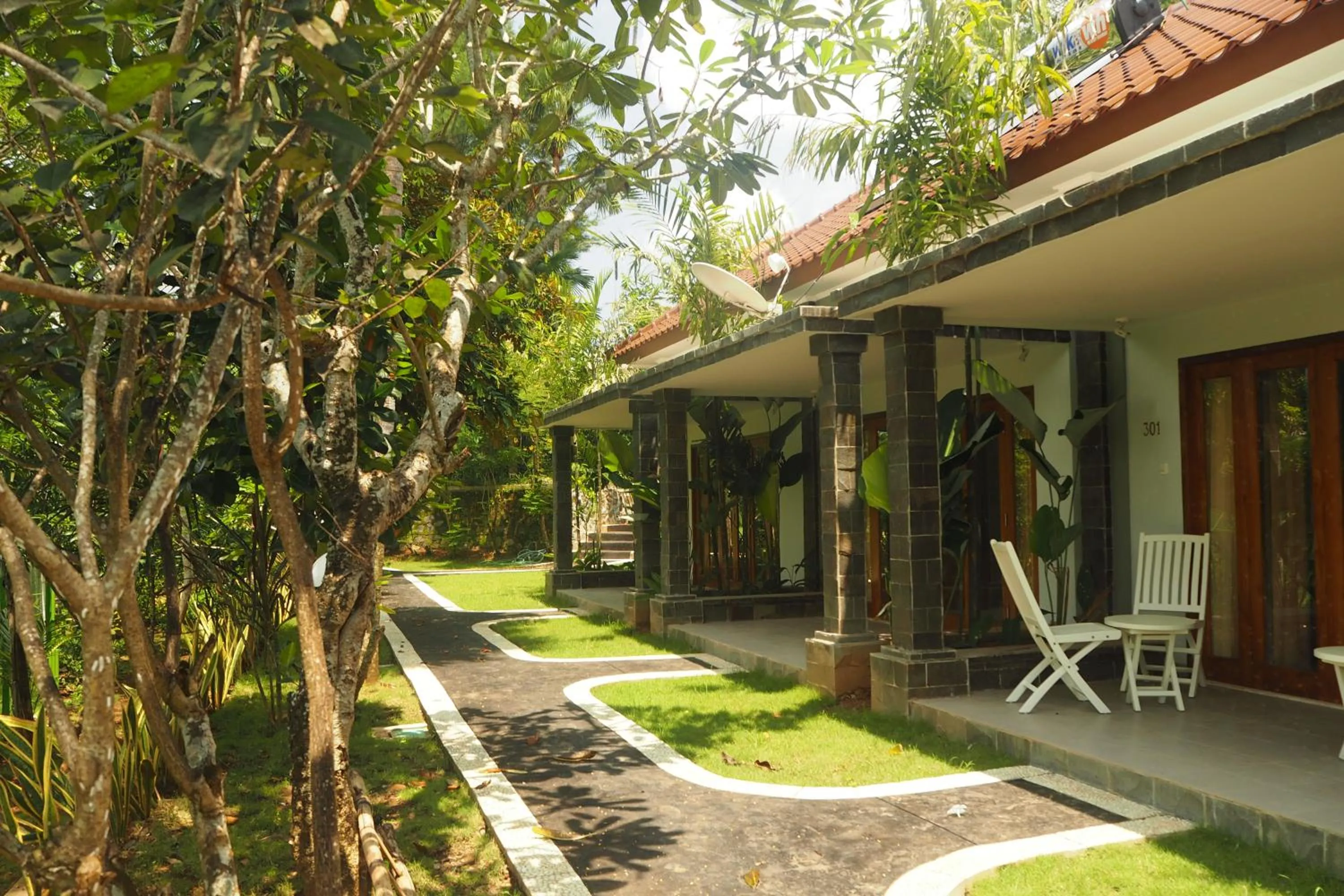 Balcony/Terrace in The Gecho Inn Country