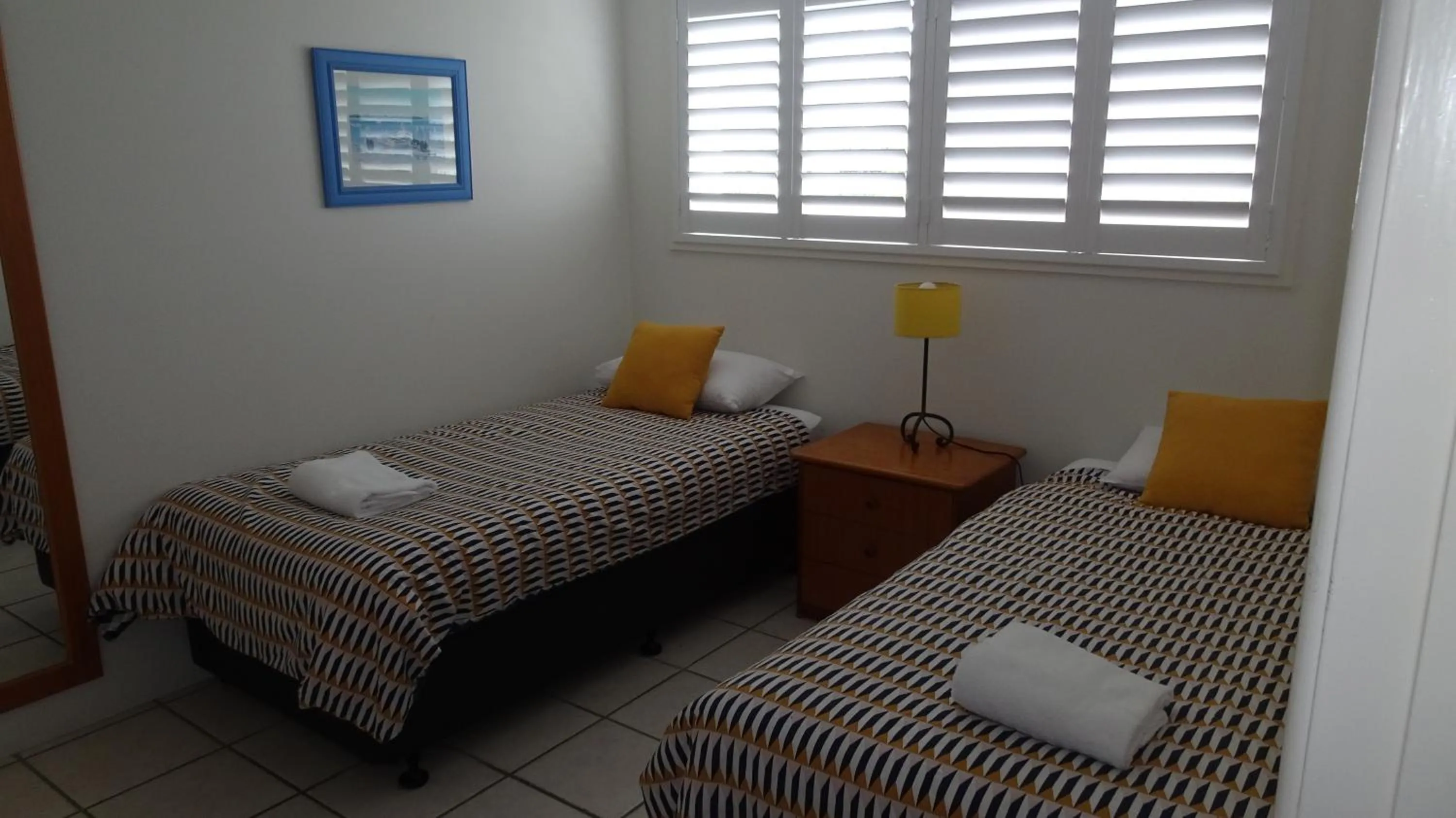 Bed in Noosa Gardens Riverside Resort