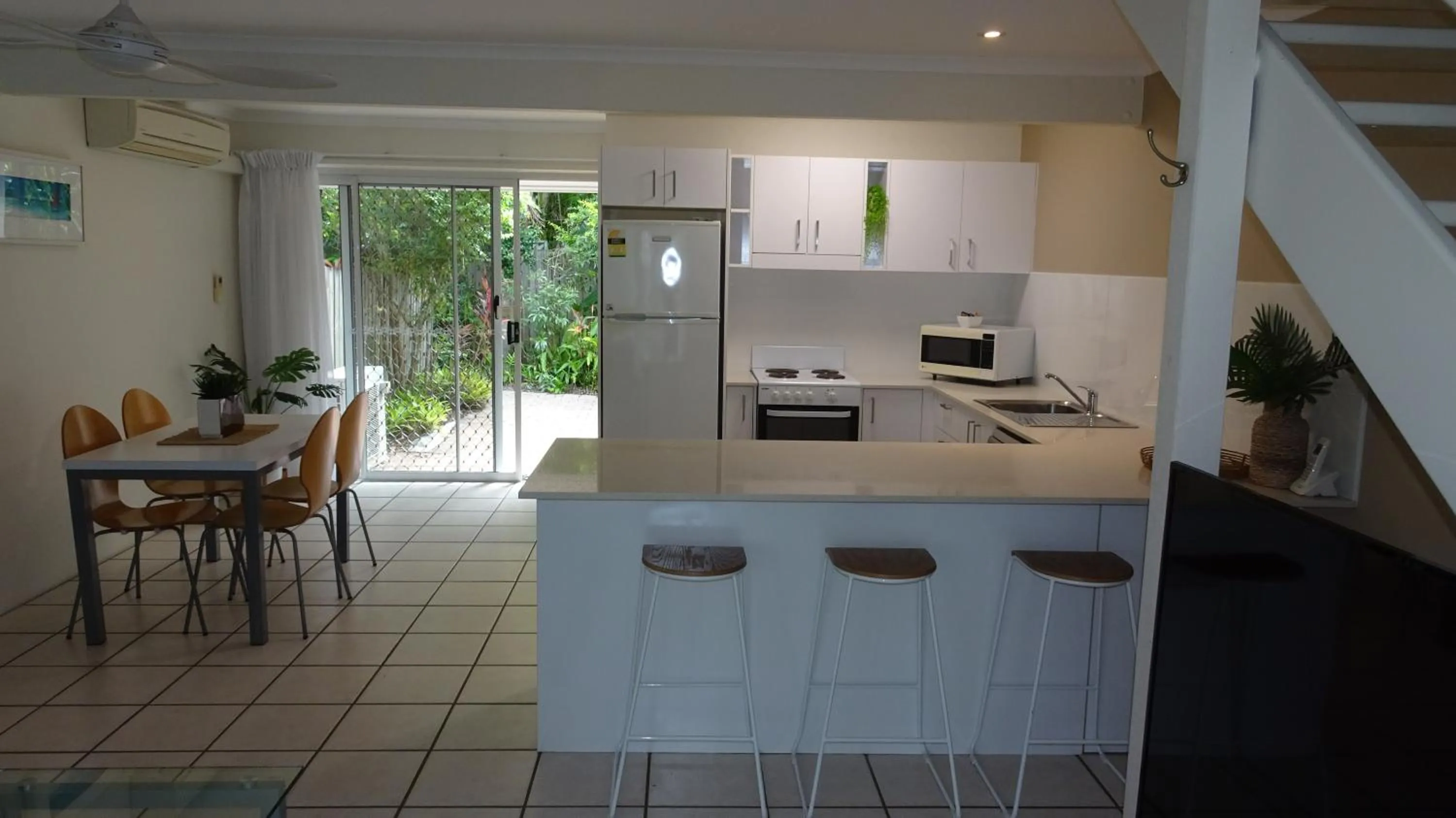 kitchen in Noosa Gardens Riverside Resort