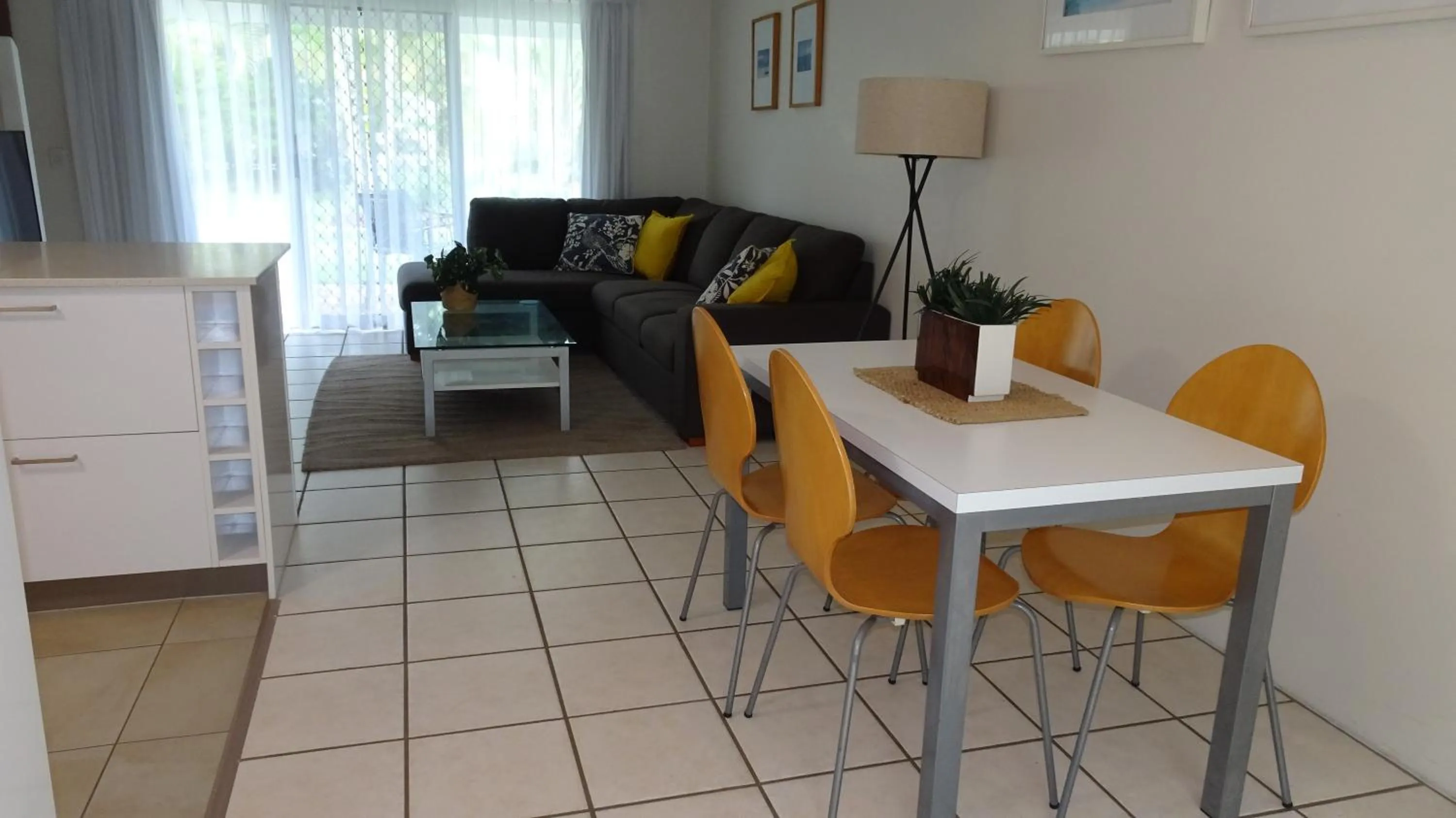 Living room in Noosa Gardens Riverside Resort