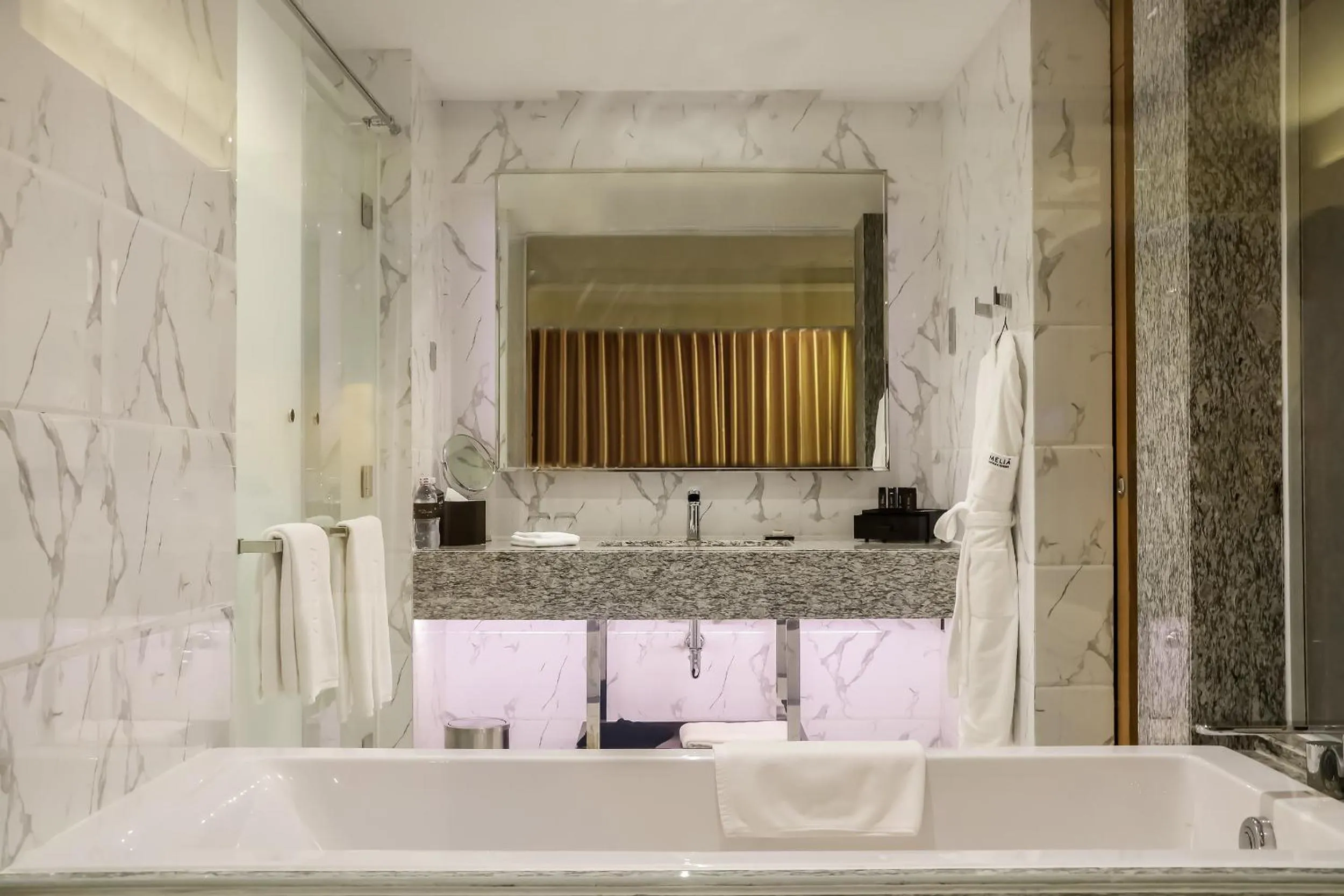 Bathroom, Bed in Melia Yangon