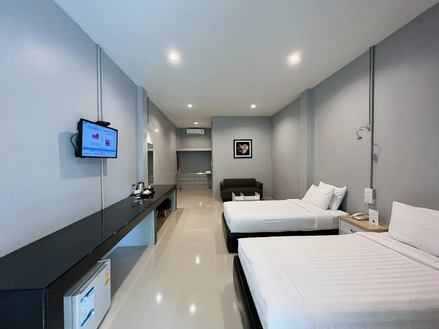 Loft Twin  Room in The Room at Maesai Loft Twin  Room in The Room at Maesai