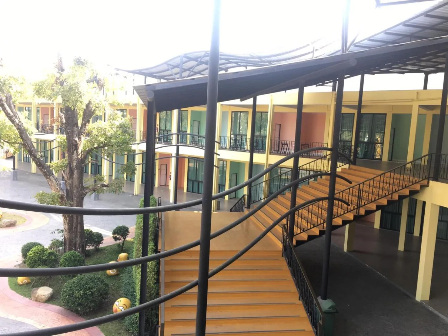 Balcony/Terrace in The Room at Maesai
