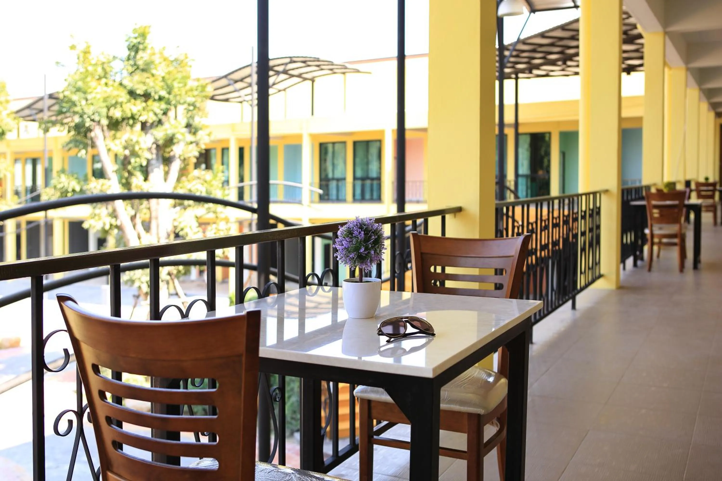 Balcony/Terrace in The Room at Maesai