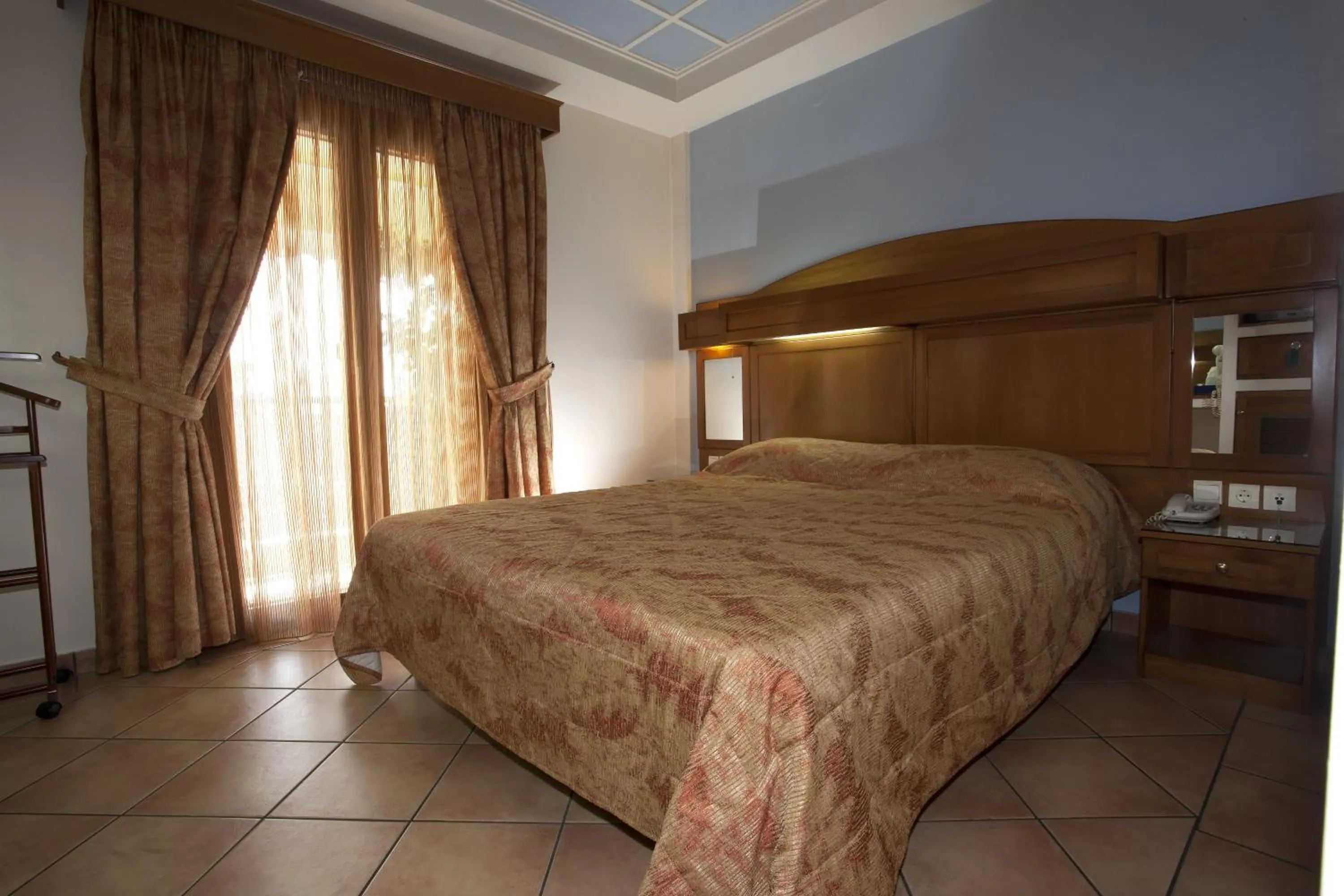 Decorative detail, Bed in Hotel Katerina