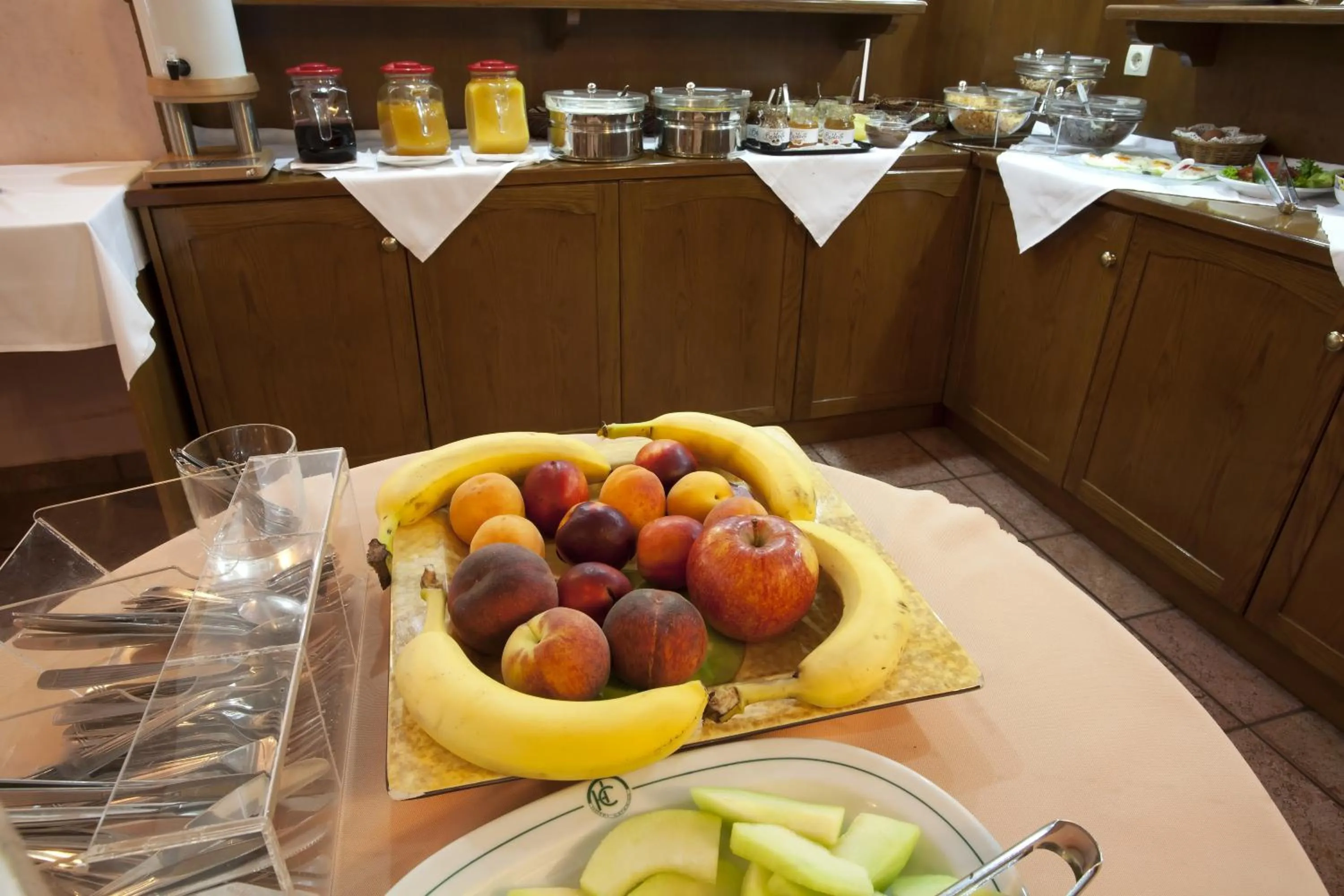 Buffet breakfast in Hotel Katerina