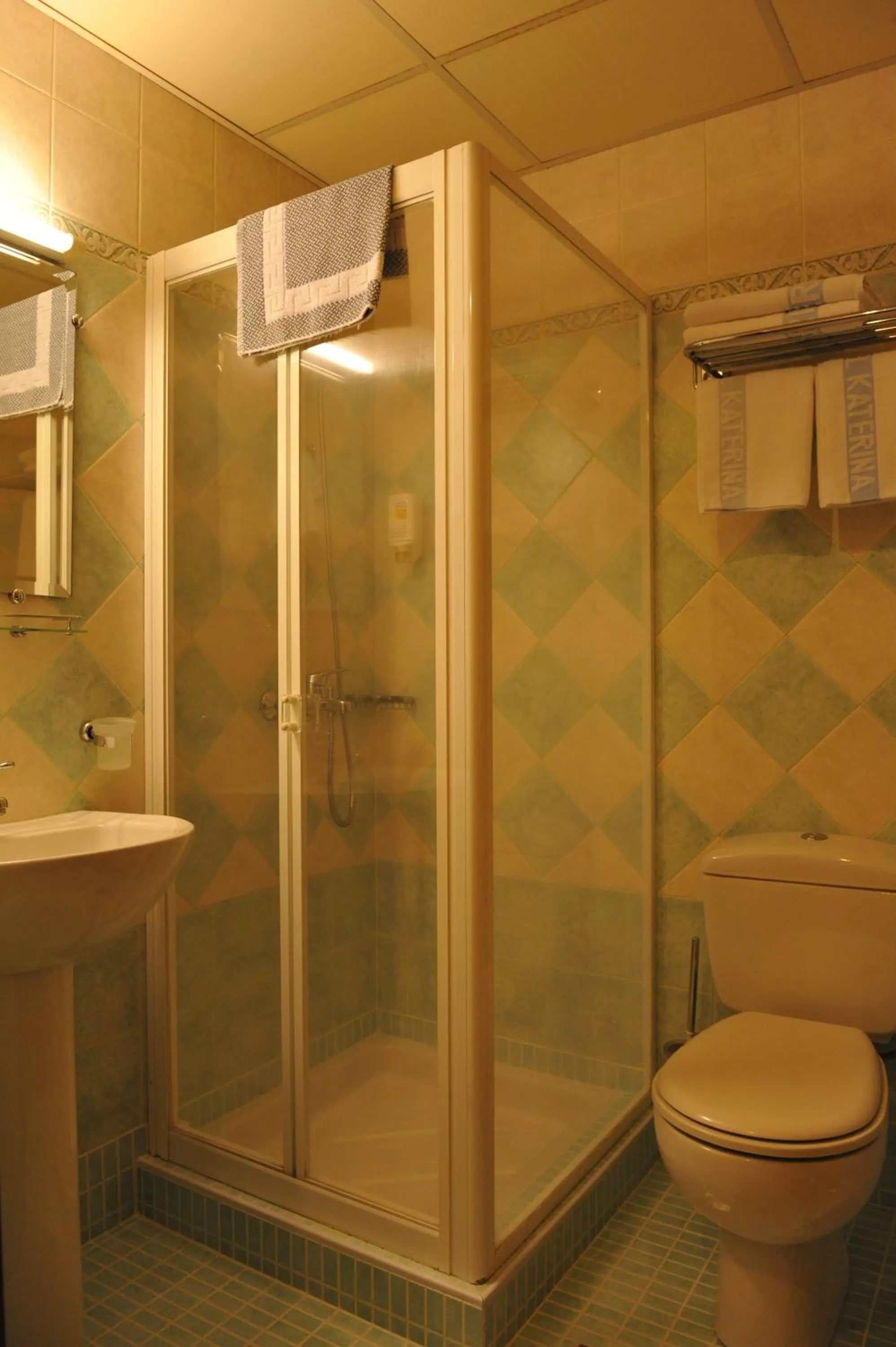 Shower in Hotel Katerina