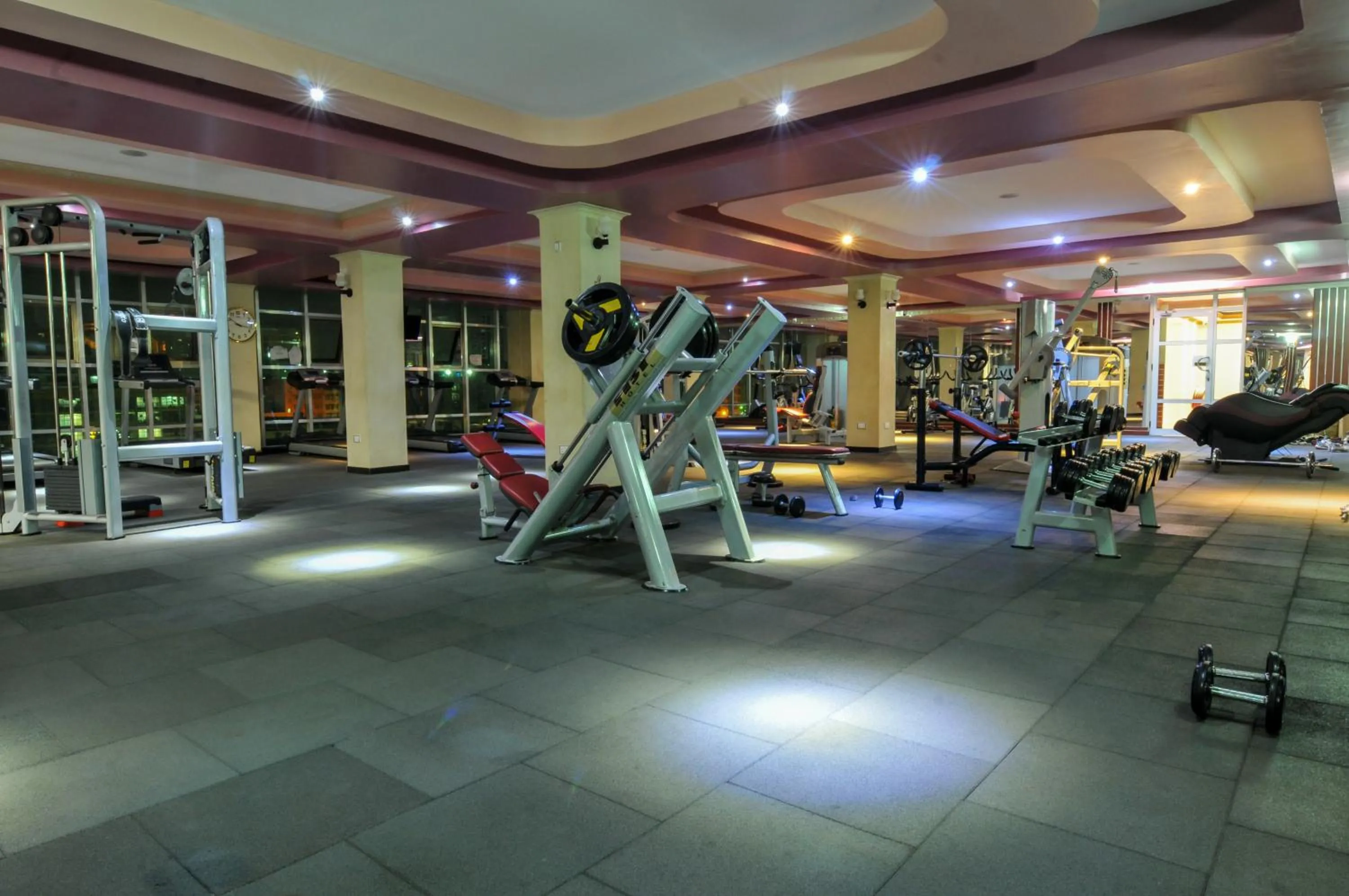 Fitness centre/facilities in Russell Hotel