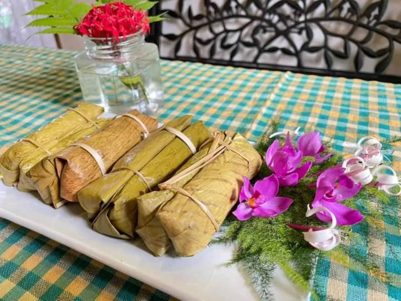 Food close-up in Khoom Kam Kaew
