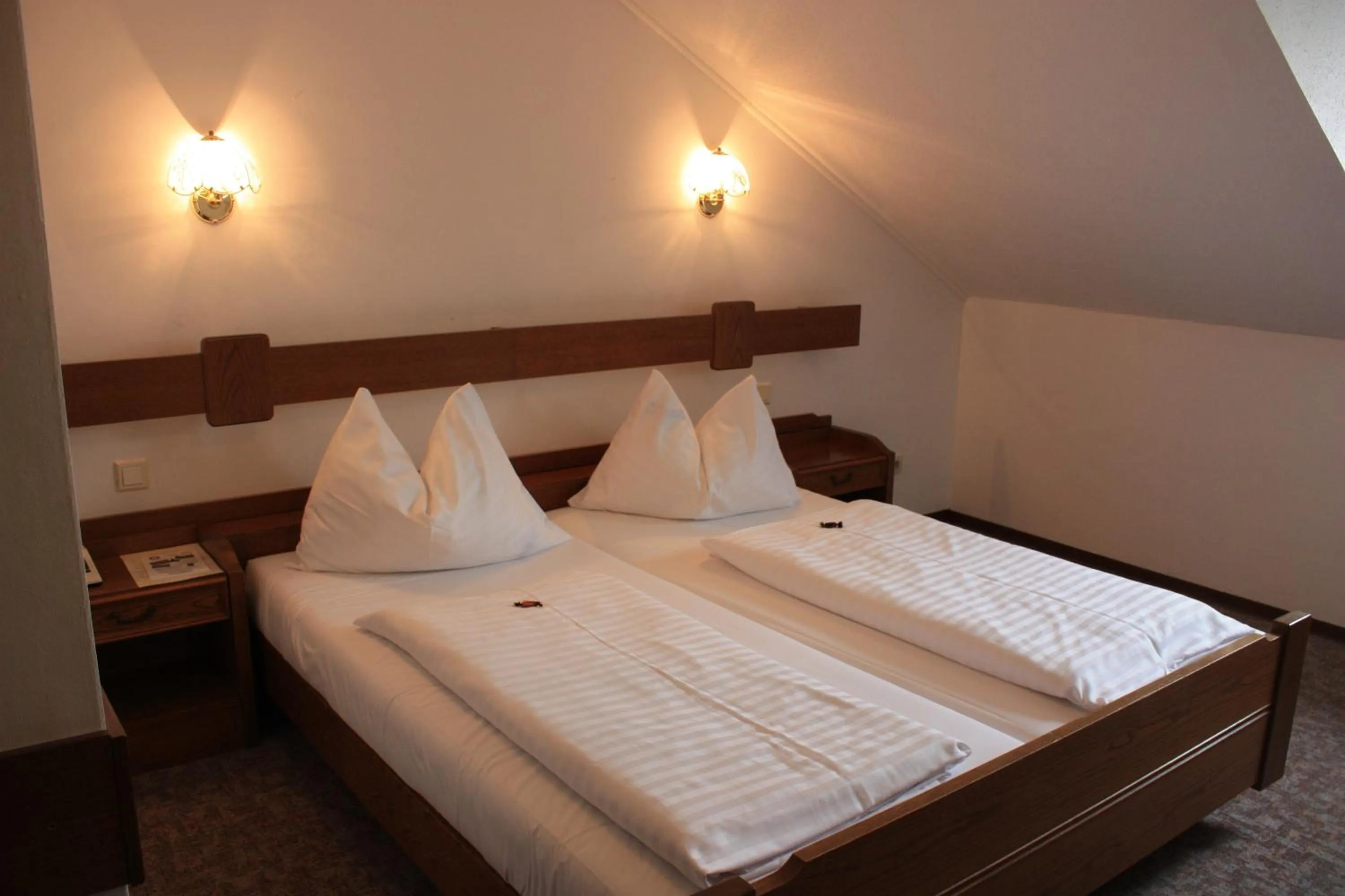 Photo of the whole room, Bed in Burgenländerhof Hotel Garni