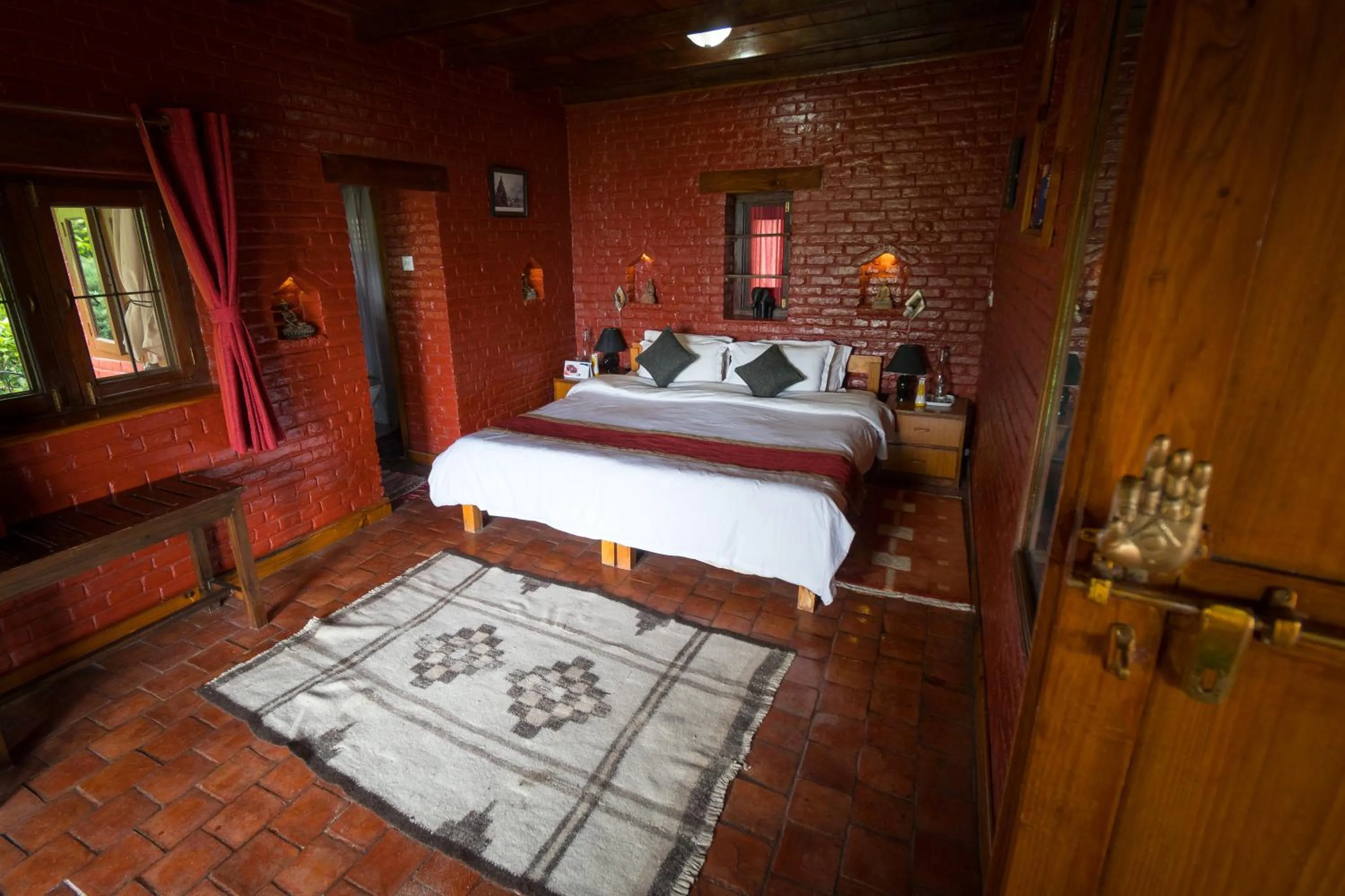 Bed in Shivapuri Heights Cottage