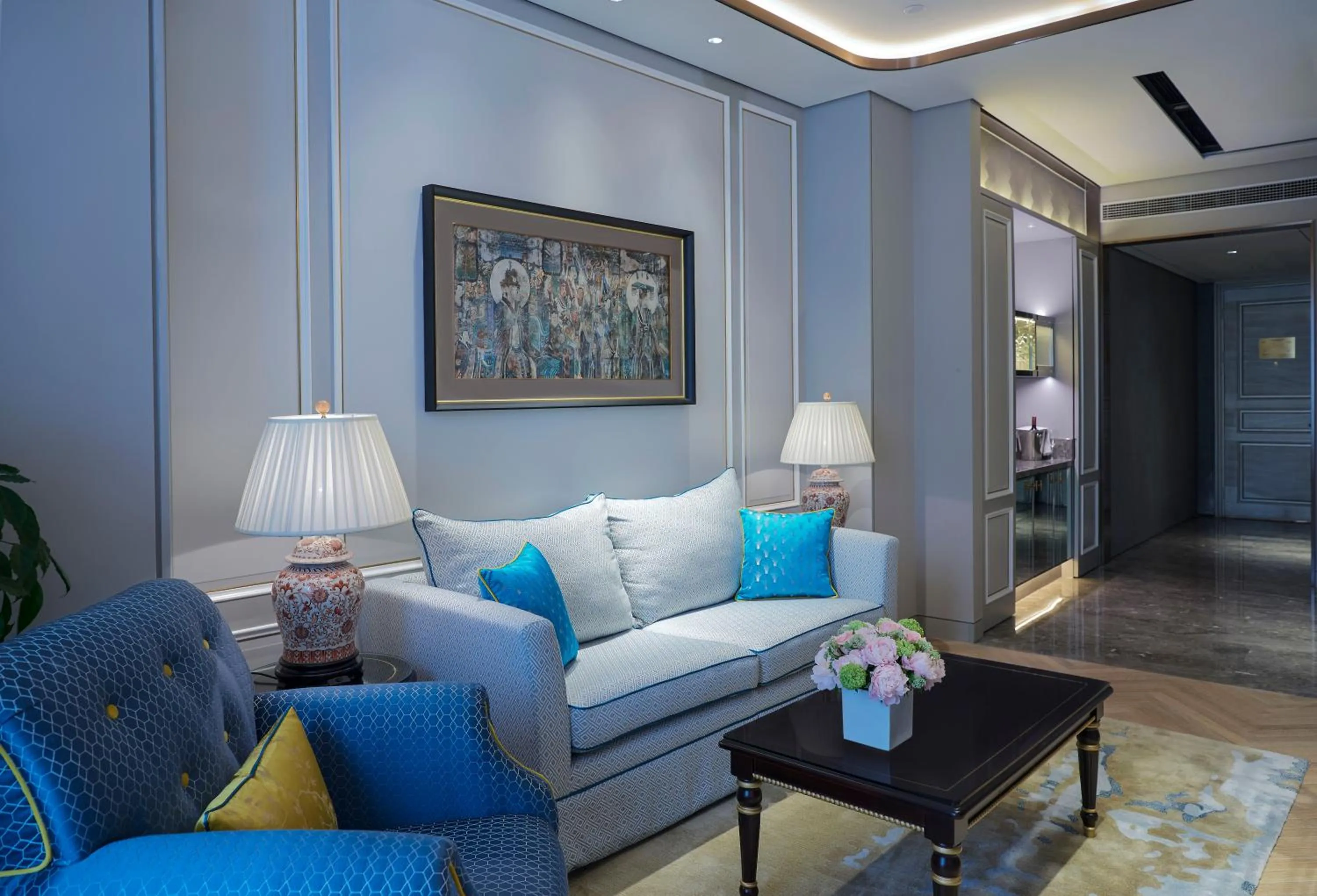 Seating Area in Sky Fortune Boutique Hotel Shanghai